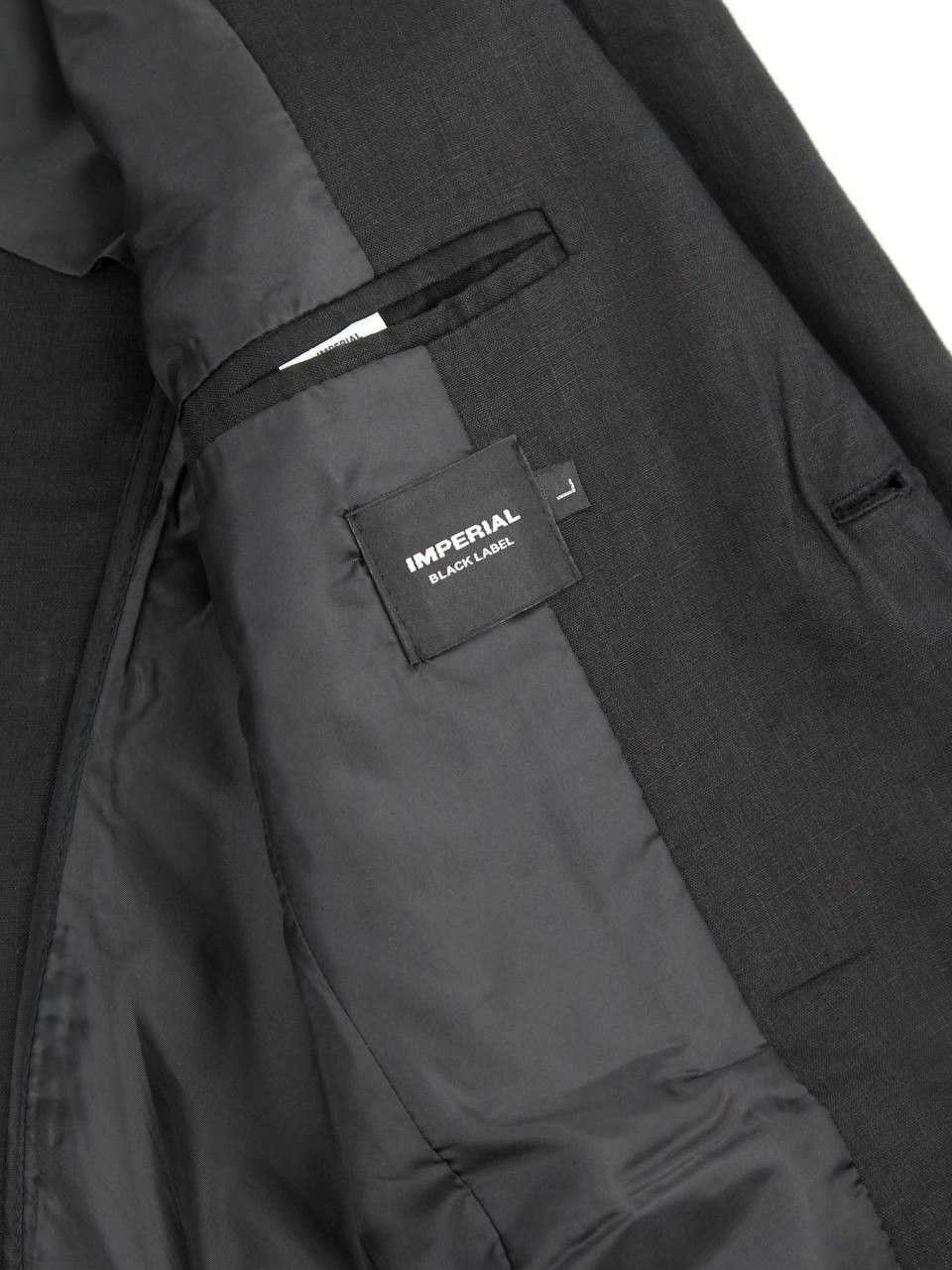 Imperial IMPERIAL Linen black jacket Size 50R - 6 Thumbnail