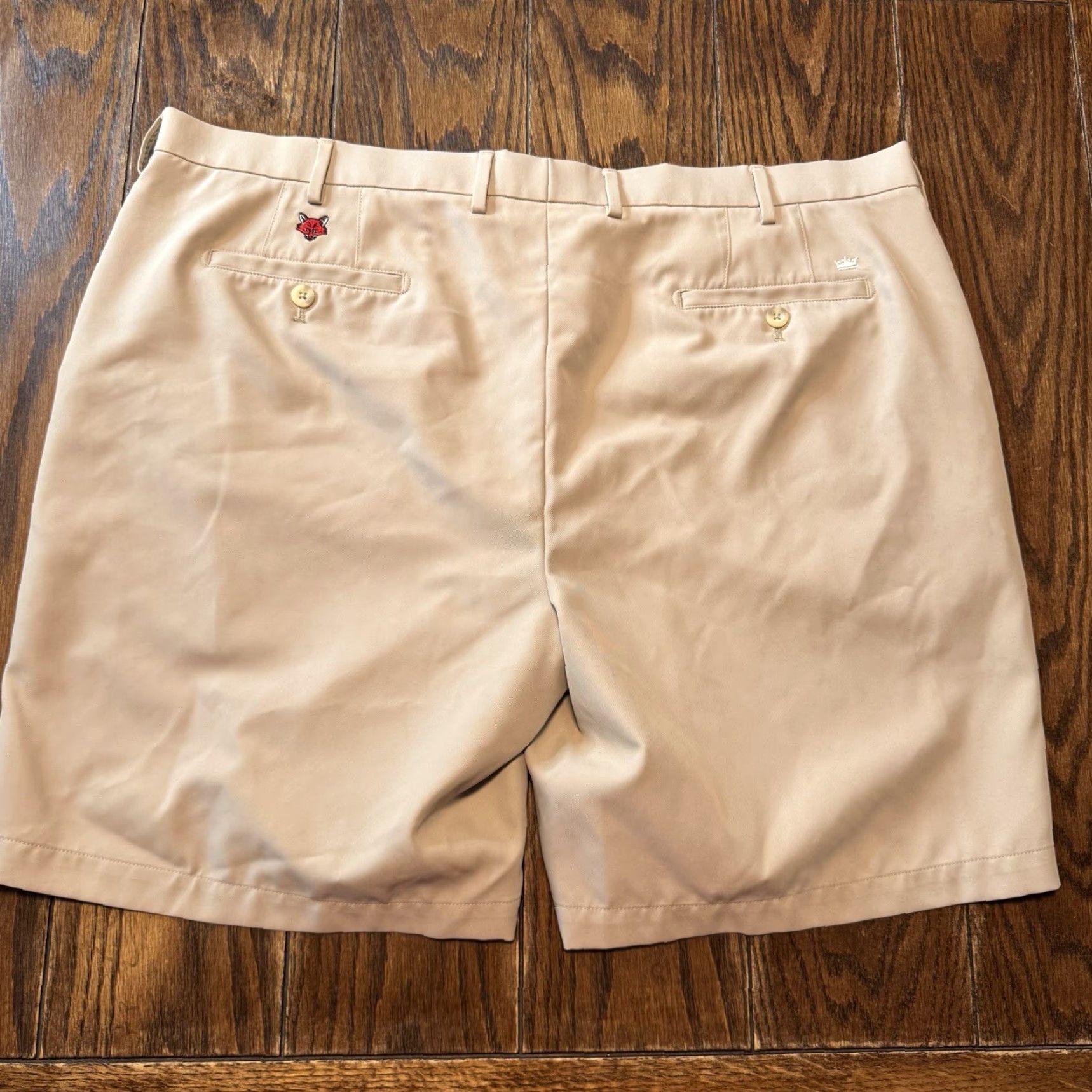 Peter Millar Peter Millar Men's Golf Shorts Size 42 Beige Fox Chapel Golf Club Size US 42 / EU 58 - 7 Thumbnail