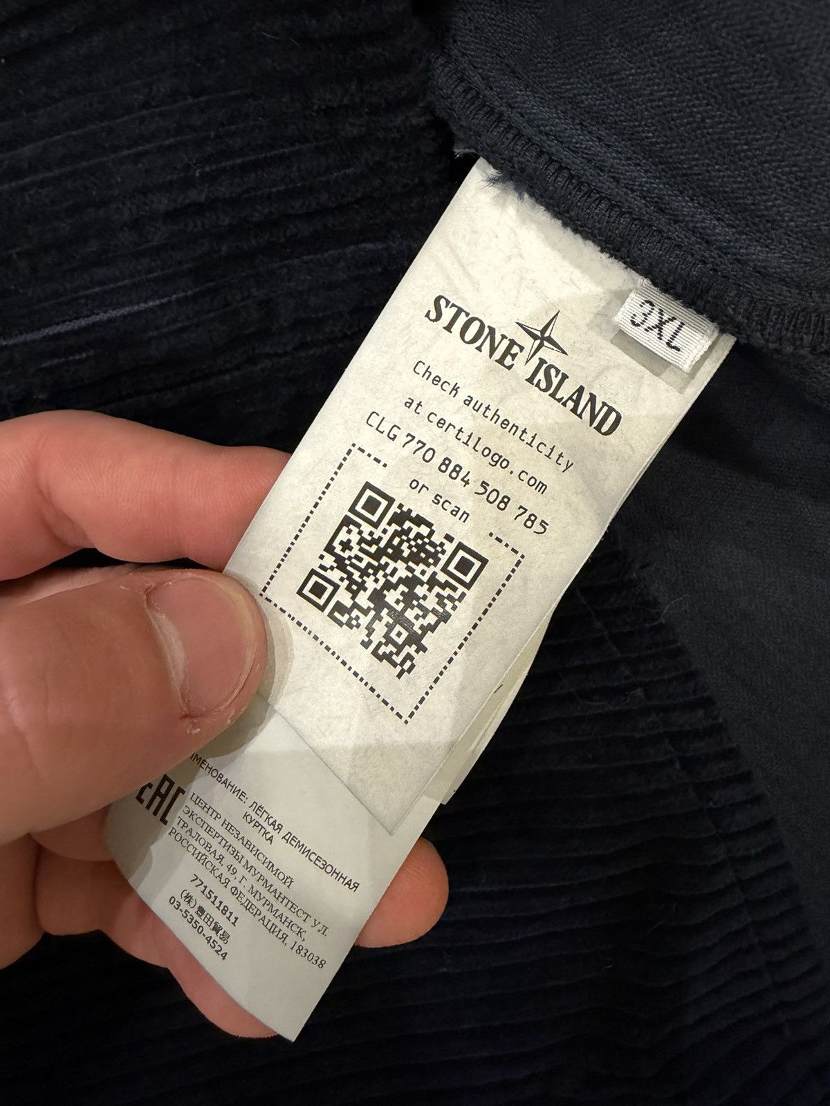 Stone Island Stone Island Jumbo Cord Button Up Overshirt Size US XXL / EU 58 / 5 - 4 Thumbnail