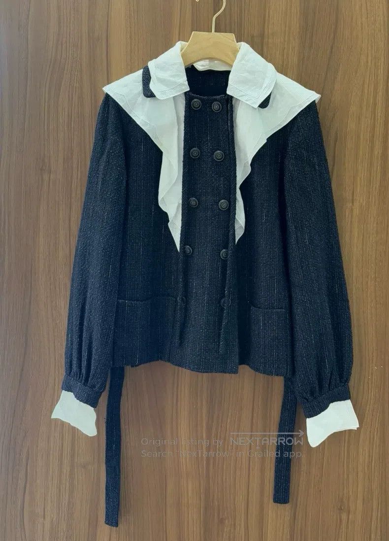 Chanel Chanel 20 Early Spring Station Series Double-breasted ruff Size XS / US 0-2 / IT 36-38 - 1 Thumbnail