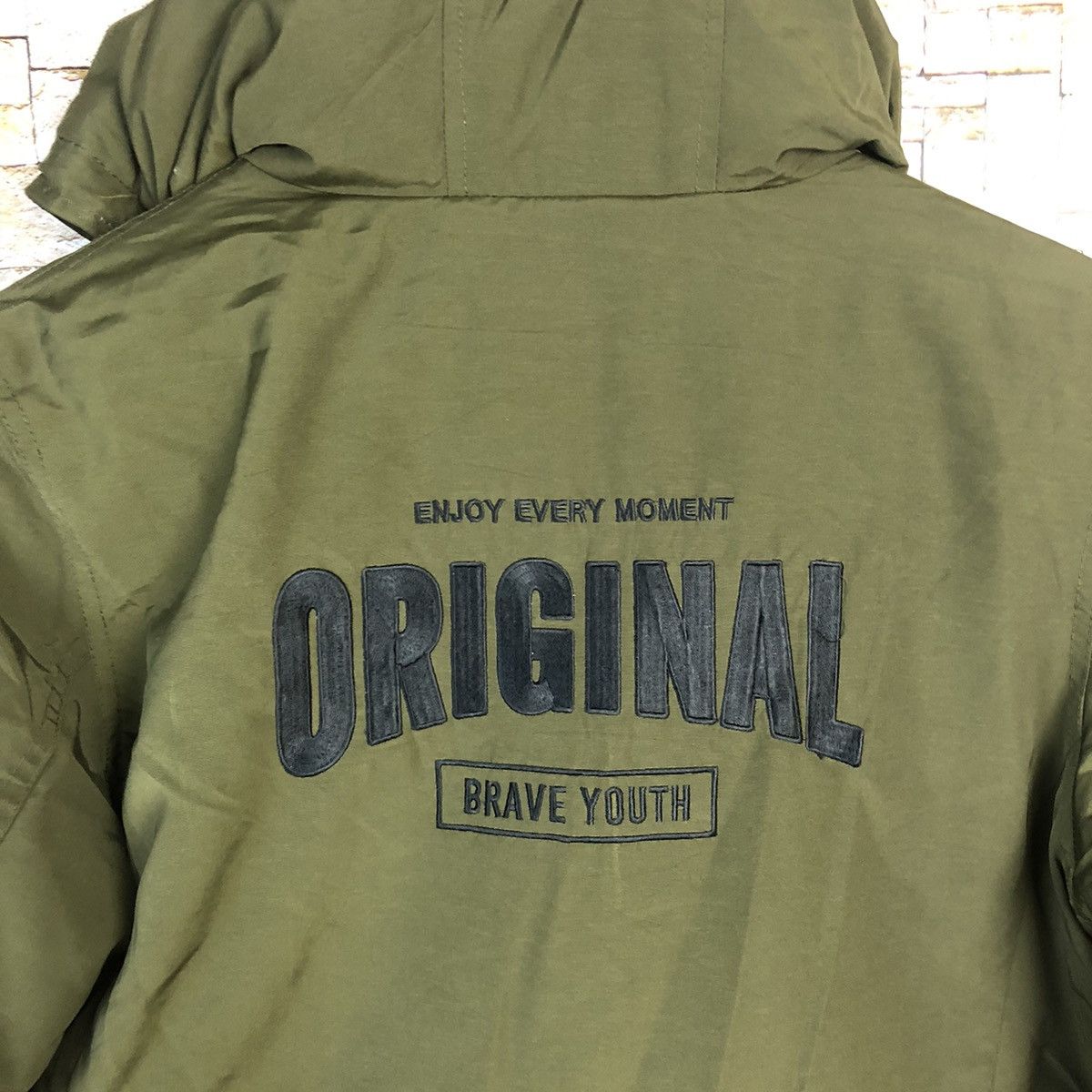 Japanese Brand × Vintage JCB Up-Belt Green Parkas Hoodie #A470 Size US S / EU 44-46 / 1 - 19 Thumbnail