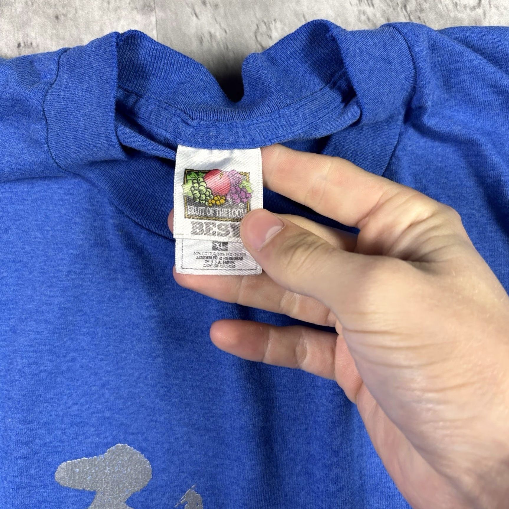 Vintage VINTAGE Single Opera T Shirt Blue Crewneck XL Mens USA 90s Stitch graphic print Short Sleeve Cotton Size US XL / EU 56 / 4 - 5 Thumbnail