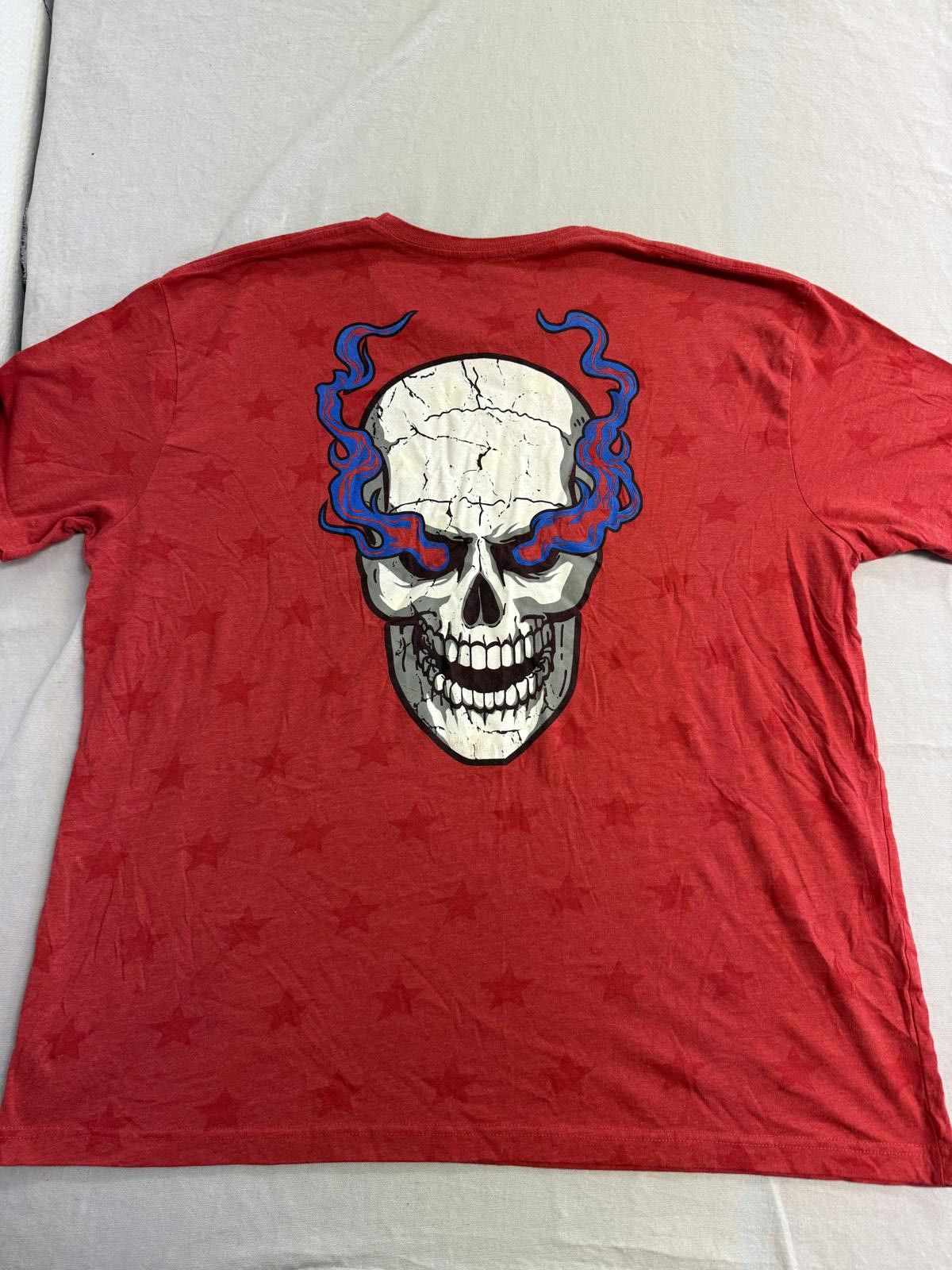 WWE Stone Cold T-shirt Steve Austin 3:16 AOP Stars Skull 3XL Size US XXL / EU 58 / 5 - 1 Thumbnail