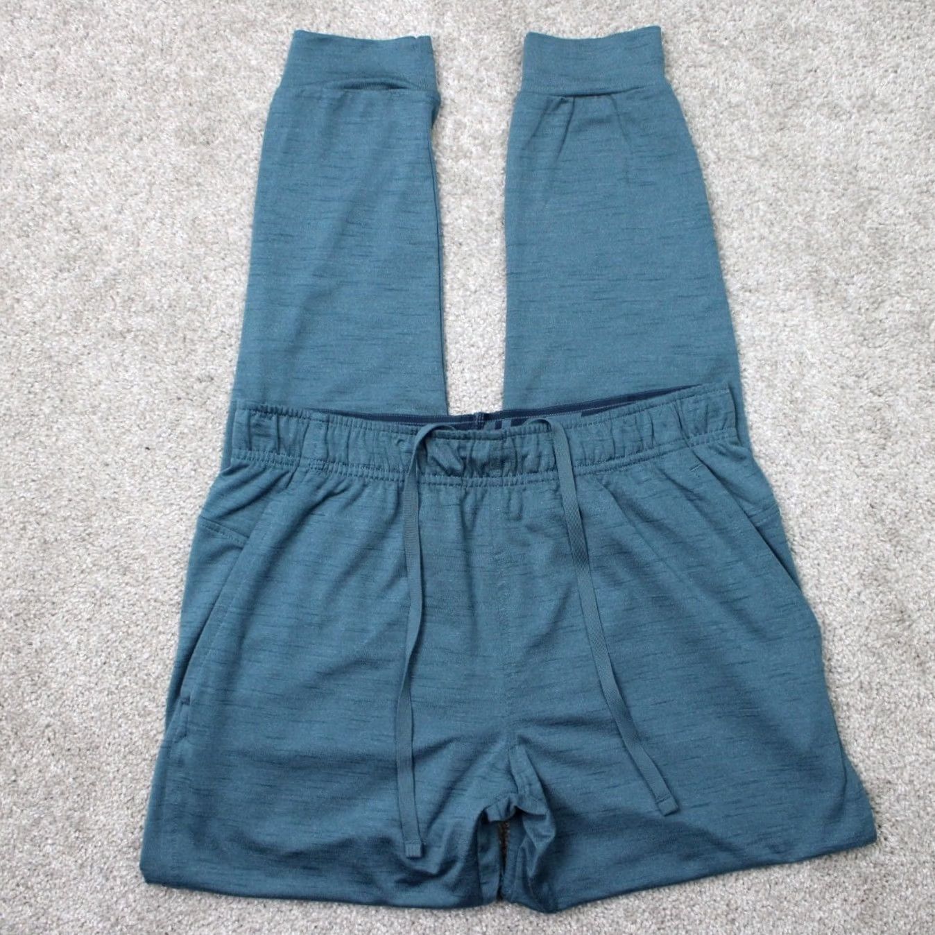 Nike Nike Mens Small Green Dri-FIT Joggers Pants Yoga Tapered Athletic 30x30 Pockets Athletic Wear Size US 29 - 2 Thumbnail