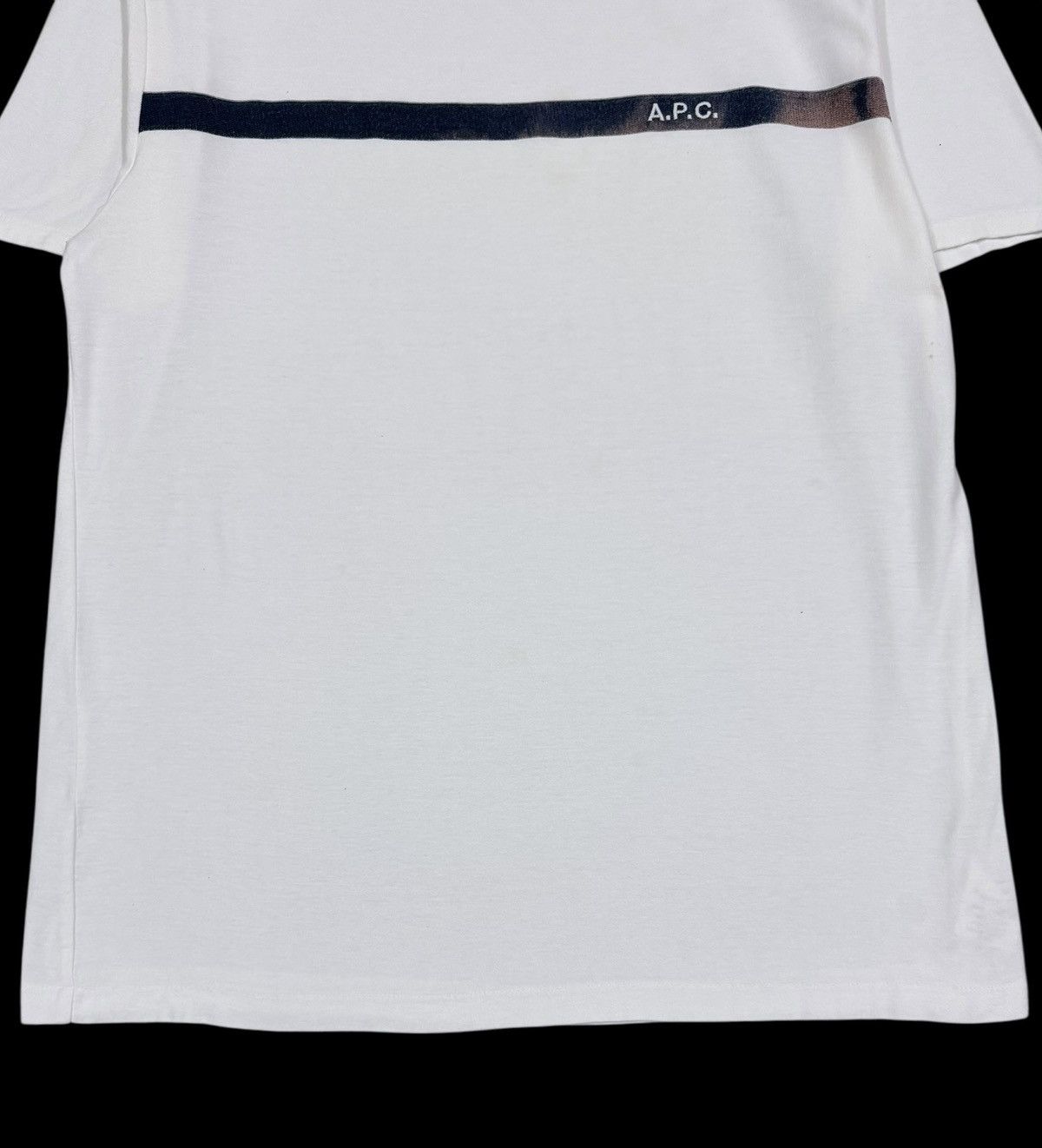 A.P.C. A.P.C Stripe Trim T-Shirt Size US M / EU 48-50 / 2 - 4 Thumbnail