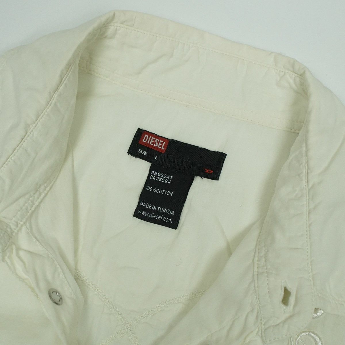Diesel *NoTariff Diesel Womens Button Up Size L / US 10 / IT 46 - 5 Thumbnail