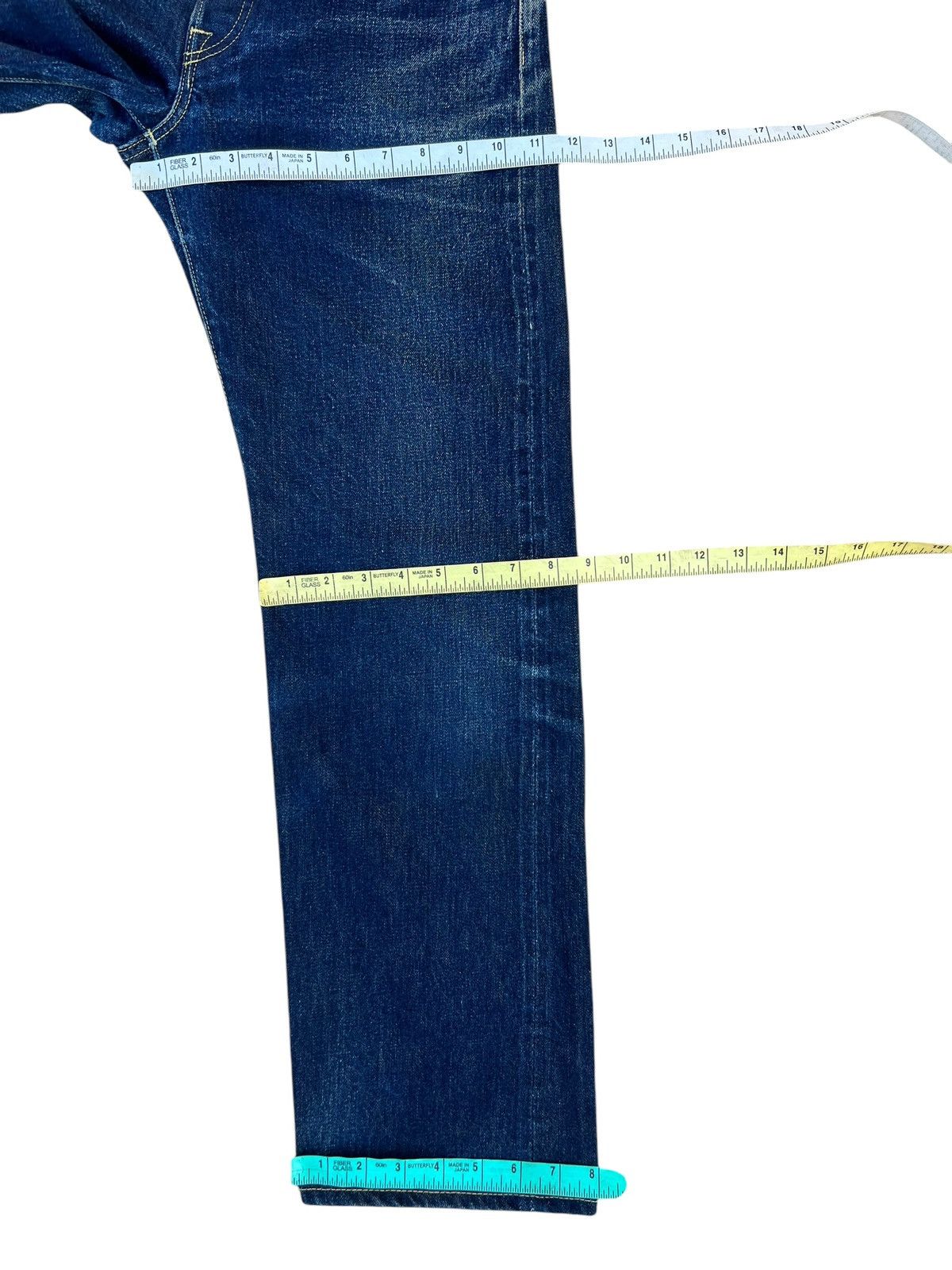 Kapital Vintage KAPITAL Handmade Japan Fade Denim Selvedge Jeans Size US 29 - 3 Thumbnail