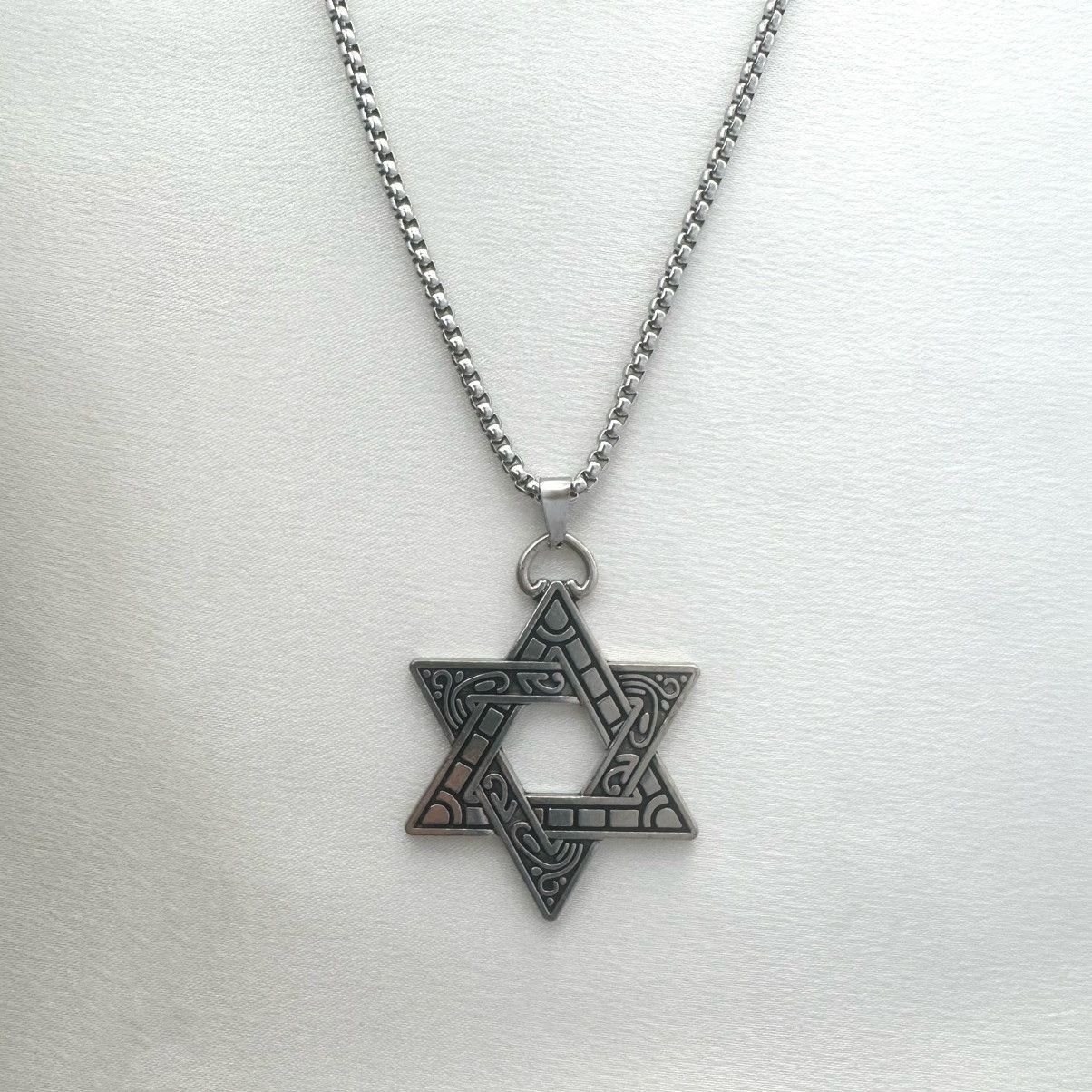 Other Six Point Star Pendant Necklace for Men Women Unisex Style Size ONE SIZE - 2 Thumbnail
