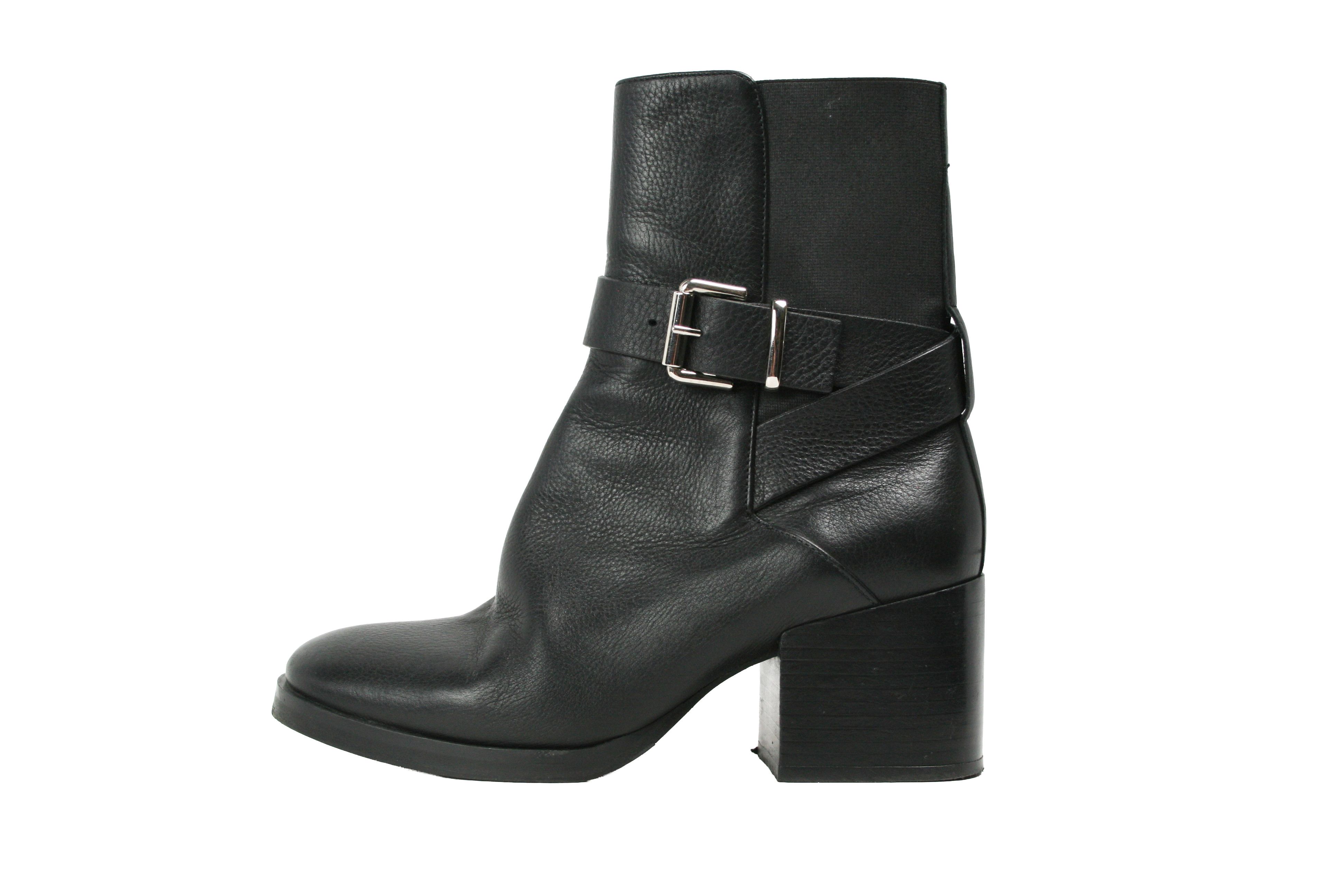 Cos Biker Ankle Boots Size US 7 / IT 37 - 1 Thumbnail