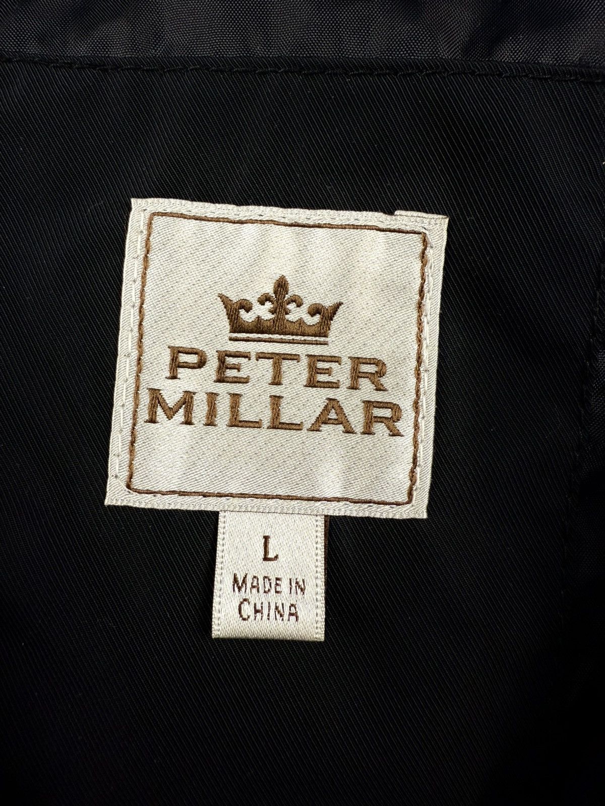 Peter Millar Peter Millar Black Double Breasted Coat Size L Size US L / EU 52-54 / 3 - 4 Thumbnail