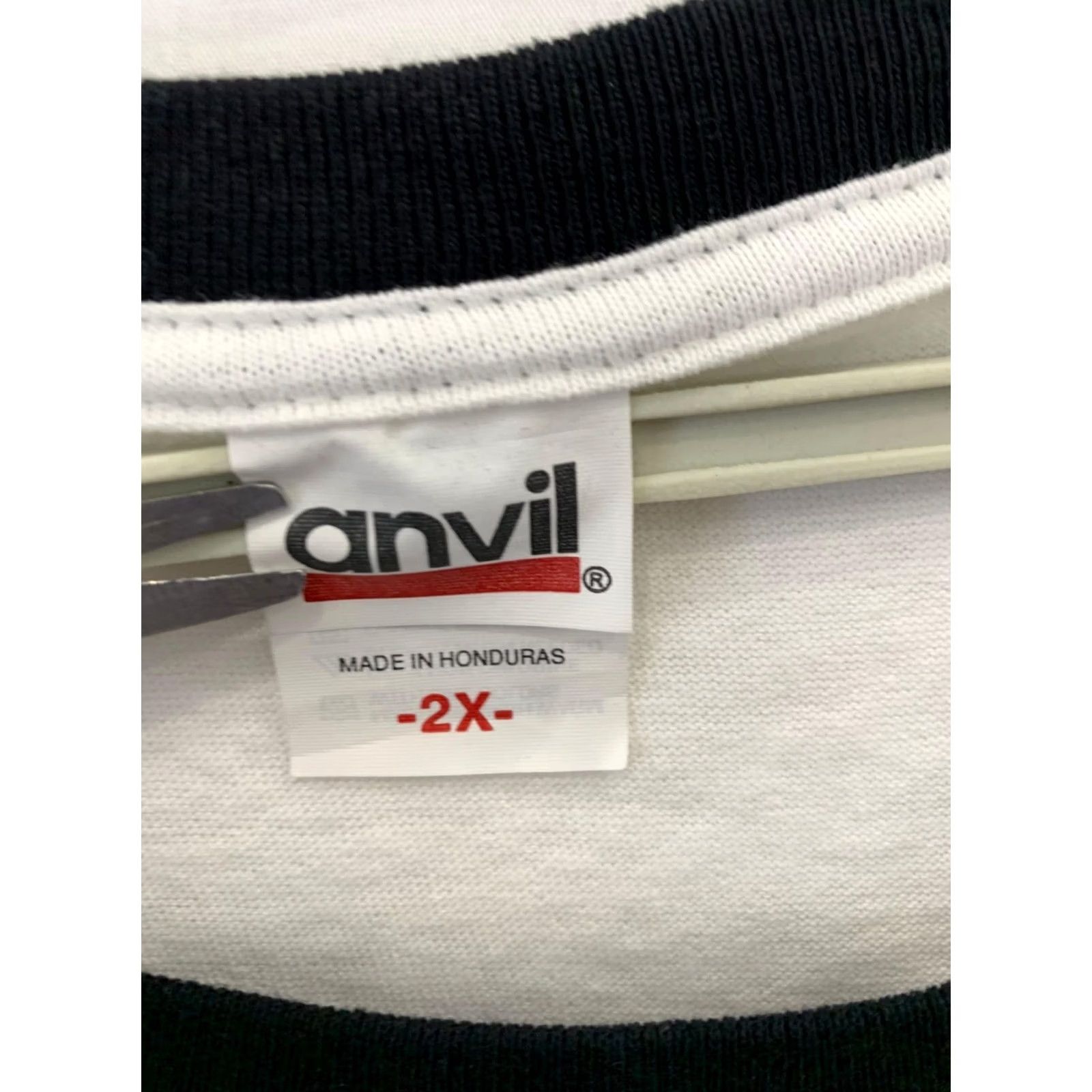 Anvil VINTAGE Capital Jazz Fest Ringer T-Shirt 21st Annual XXL White Black Anvil Men T-Shirt Jazz Size US XXL / EU 58 / 5 - 3 Thumbnail