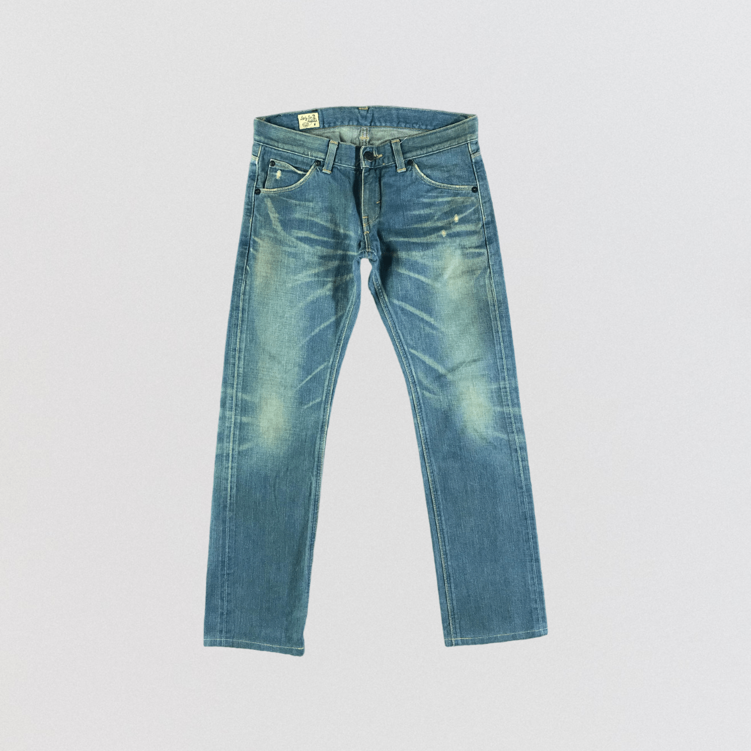Lee × Vintage Vintage Blue Wash Lady Lee Riders Selvedge Jeans-JM3646 Size 31" - 1 Thumbnail
