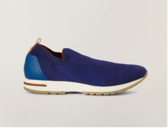 image of Loro Piana O1Srvl11E0424 Lp Flexy Sneakers In Blue, Men's (Size 15)