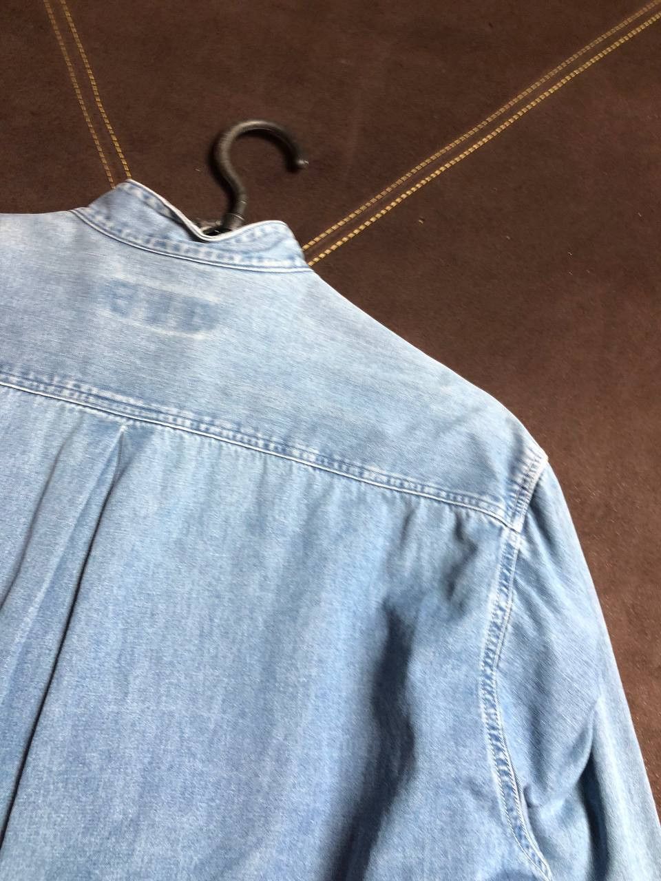 Burberry shirt denim Thomas Burberry vintage Y2K Streetwear Size US M / EU 48-50 / 2 - 14 Thumbnail