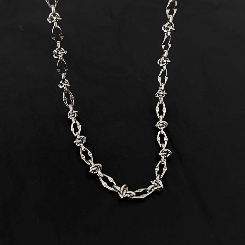 Jewelry 45cm Steel Metal Geometric Irregular Chain Necklace Size ONE SIZE - 2 Thumbnail