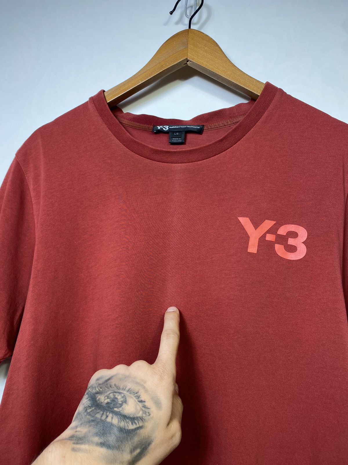 Other Adidas x Yohji Yamamoto Y-3 Classic Small Logo T-shirt Size US L / EU 52-54 / 3 - 6 Thumbnail