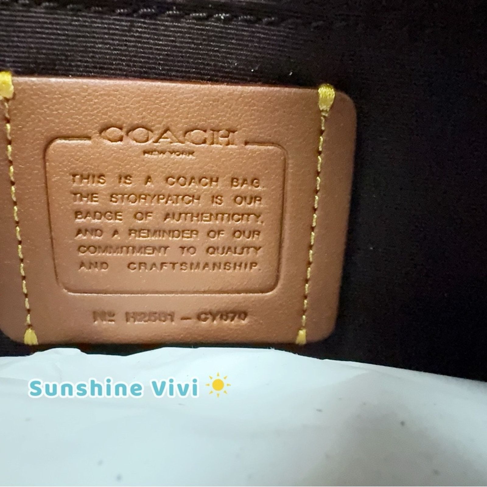 Coach NWT Coach Maggie Small Tote Bag Leather Black CY670 Size ONE SIZE - 10 Thumbnail