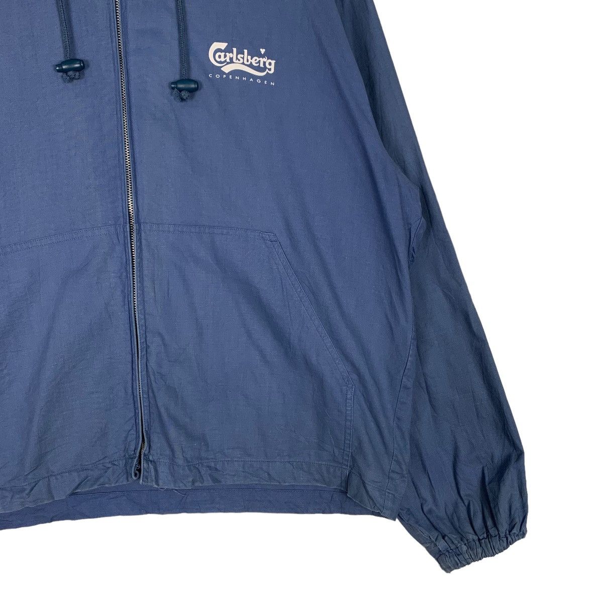 Drink Beer Save Water CARLSBERG Big Logo Hoodie Light Jacket #0547-C25 Size US L / EU 52-54 / 3 - 7 Thumbnail