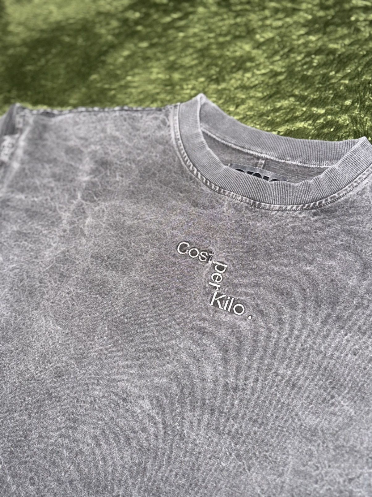 Japanese Brand [XL] cost per Kilo Vintage Wash Cotton Pullover Grey Size US XL / EU 56 / 4 - 2 Thumbnail