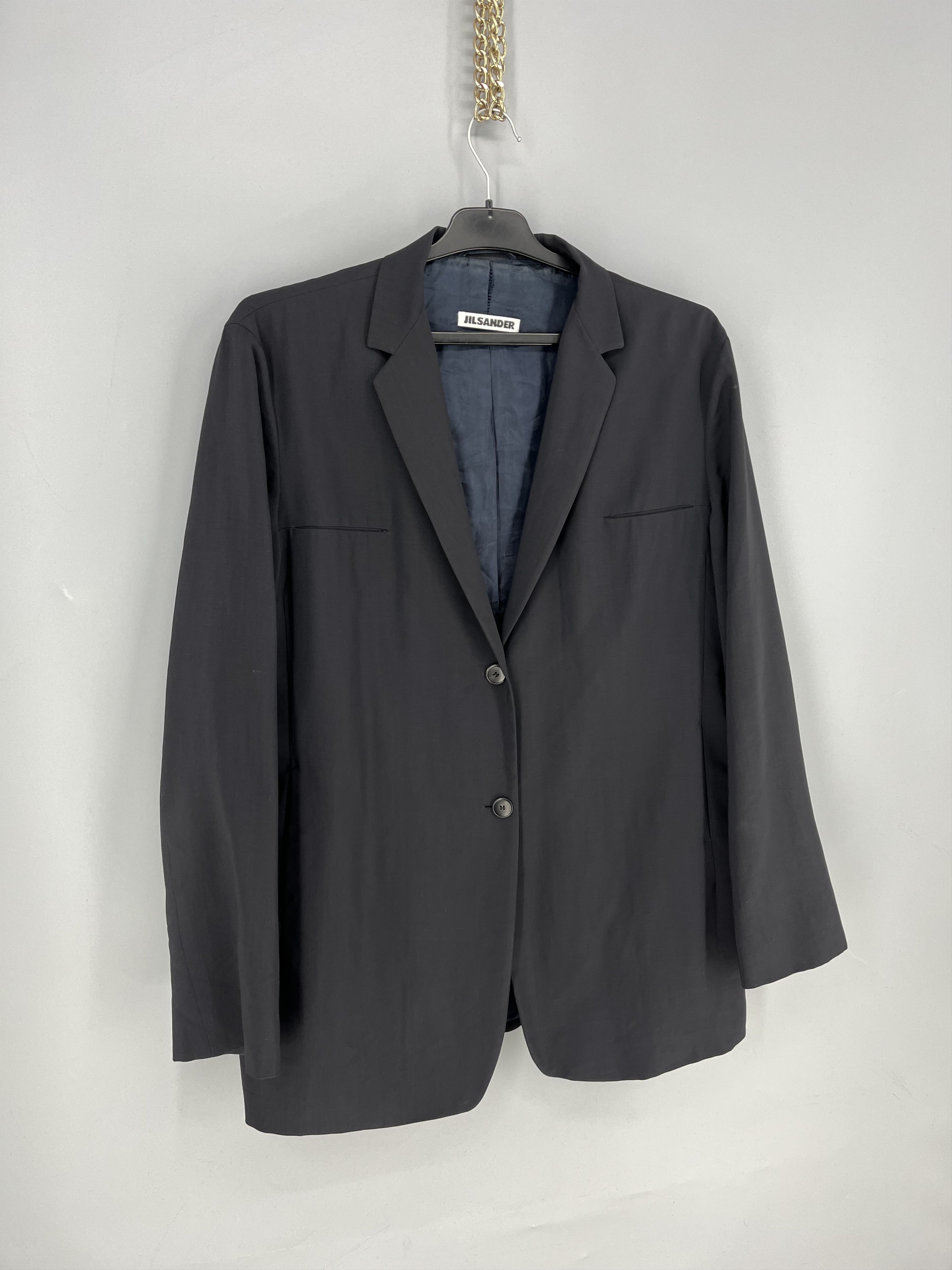 Jil Sander Jil Sander Wool Blazer Jacket Size 44 Minimalist Black Size S / US 4 / IT 40 - 2 Thumbnail