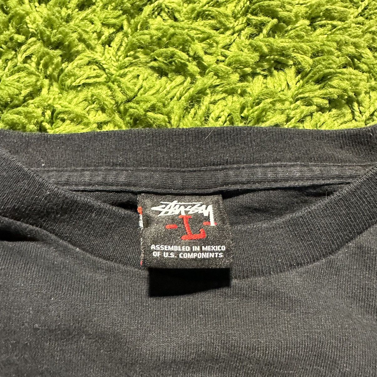 Stussy × Vintage Stussy Peace Love And Prosperity black long Sleeve tee Size US L / EU 52-54 / 3 - 3 Thumbnail