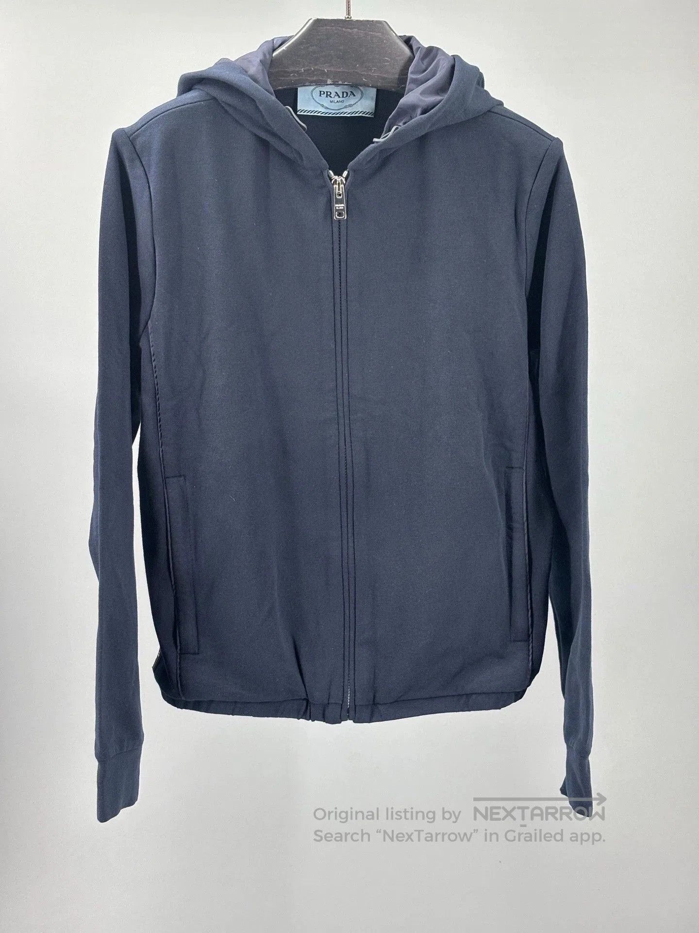 Prada prada men's blue cotton blend hoodie. Size US XS / EU 42 / 0 - 1 Thumbnail