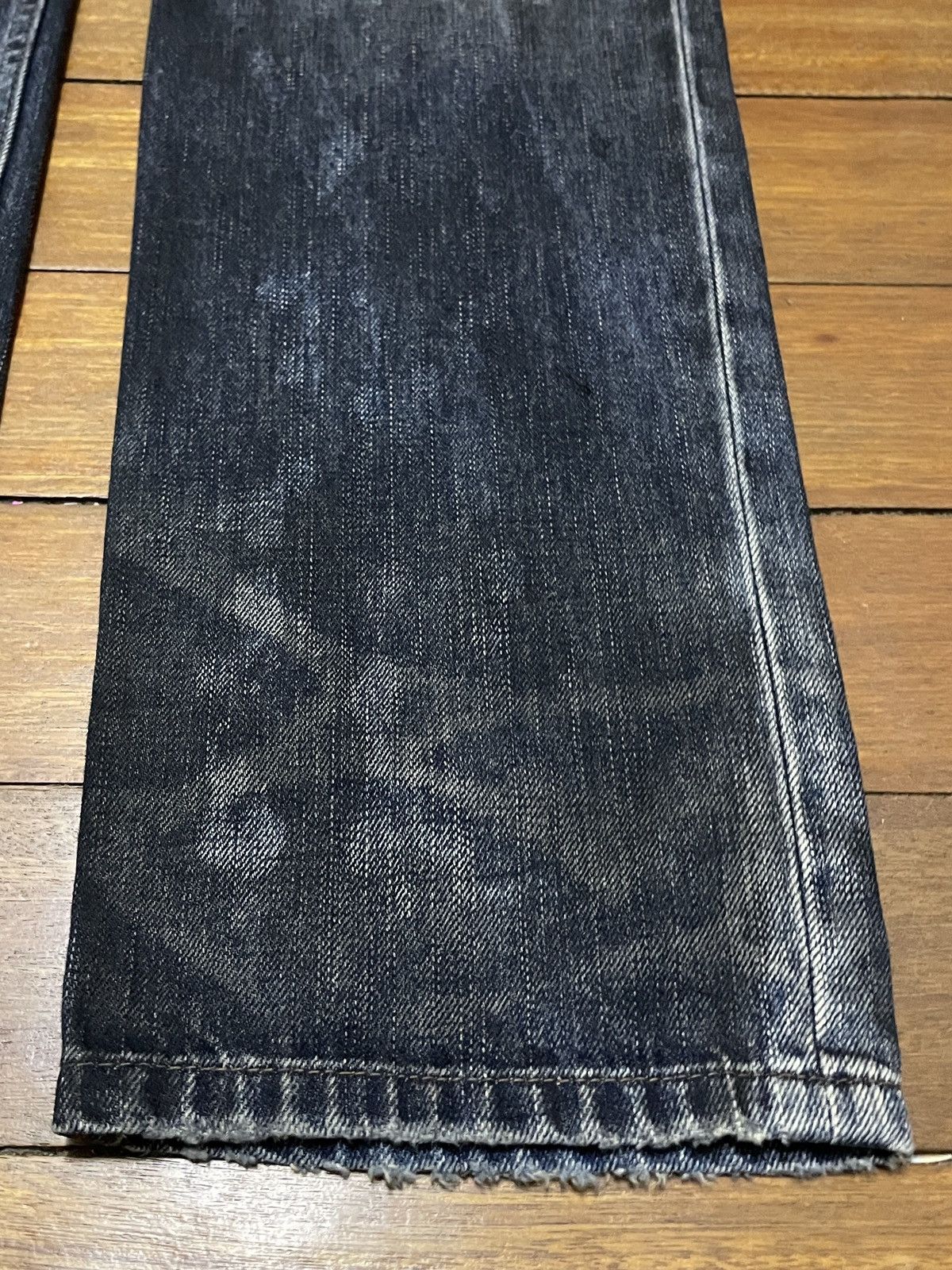 If Six Was Nine × Japanese Brand × Le Grande Bleu (L.G.B.) Rare Vintage Japanese Brand Masculo Painting Jeans 1990s Size US 29 - 6 Thumbnail