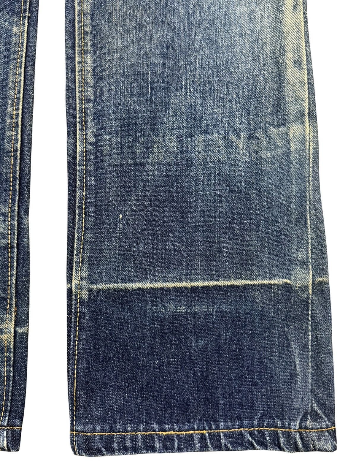 KMRii Vintage Japanese Brand Mud Wash Faded Whiskers Style Jeans Size US 31 - 8 Thumbnail