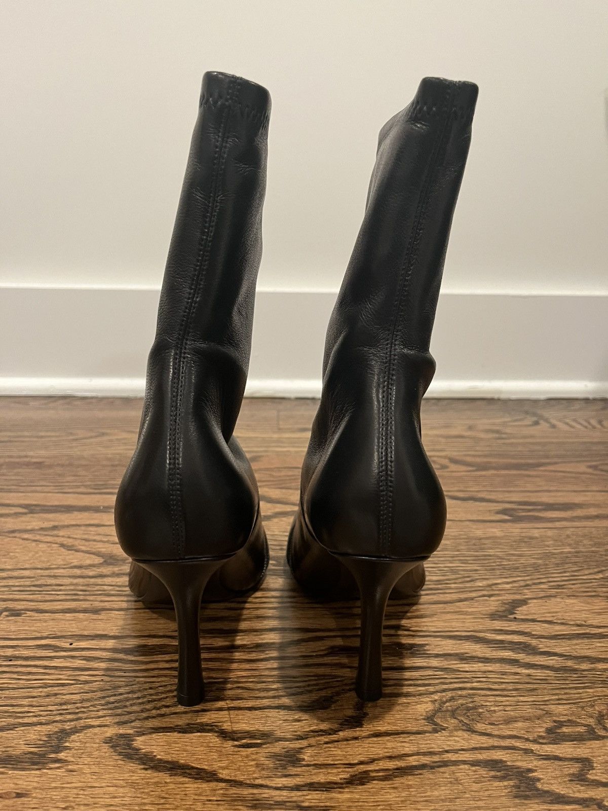 Burberry Burberry Leather Peep Boots Size US 7.5 / IT 37.5 - 13 Thumbnail