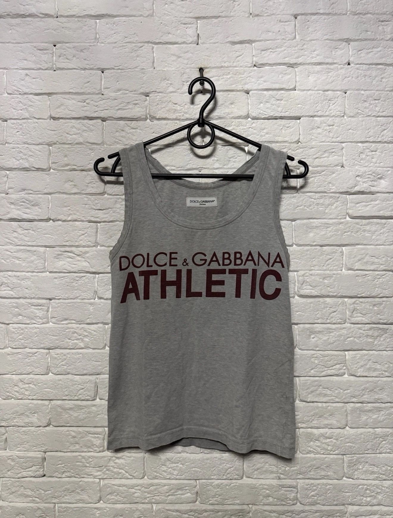 Dolce & Gabbana Dolce & Gabbana Athletic Huge Logo Men`s Tank Sz S Size US S / EU 44-46 / 1 - 1 Thumbnail