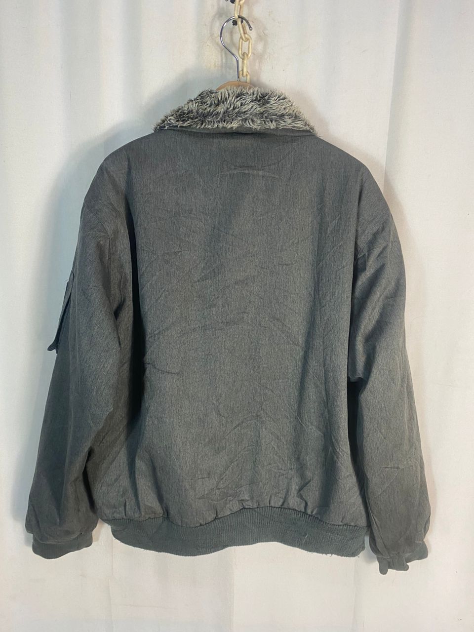 Japanese Brand Next black wolf Bomber jacket Size US XL / EU 56 / 4 - 12 Thumbnail