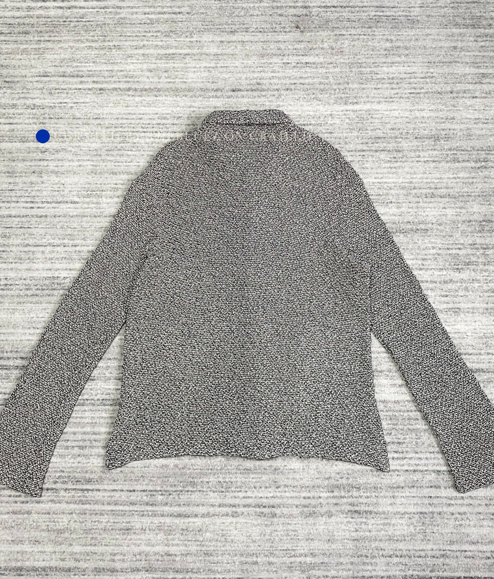 Our Legacy Black & White Cat Ear Knit Jacket Size US S / EU 44-46 / 1 - 1 Preview