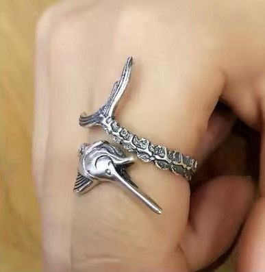 Jewelry × Vintage Marlin Fish Resizeable Ring Size ONE SIZE - 6 Thumbnail