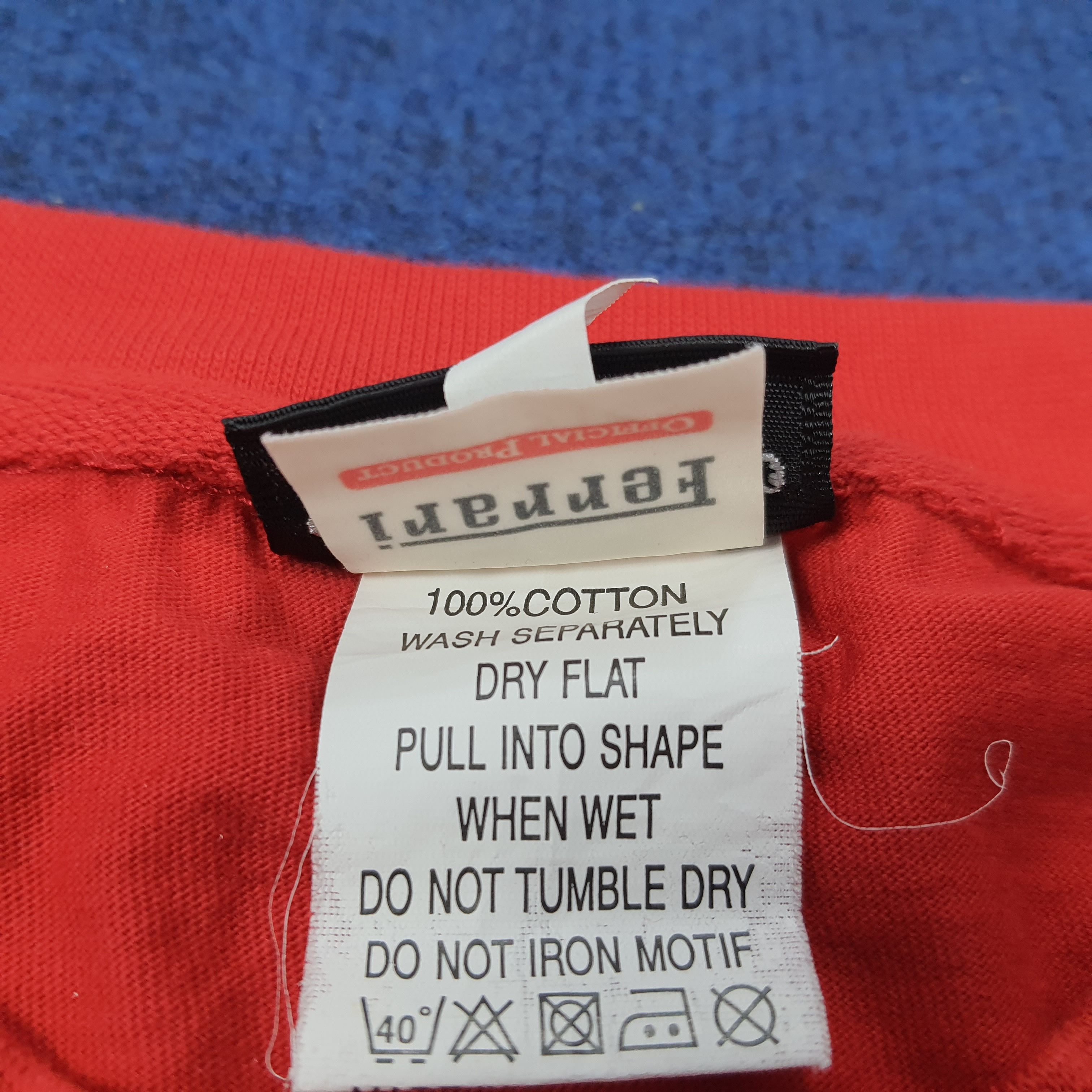 Ferrari × Vintage Vintage Ferrari Racing Formula 1 F1 Tshirt Size US L / EU 52-54 / 3 - 6 Thumbnail