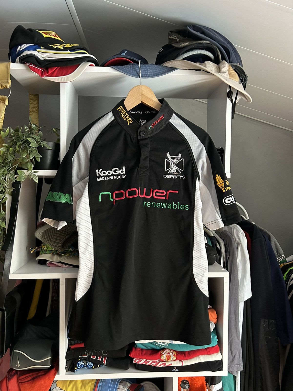 Osprey × Vintage KooGa Ospreys Rugby Jersey shirt Size US S / EU 44-46 / 1 - 1 Thumbnail