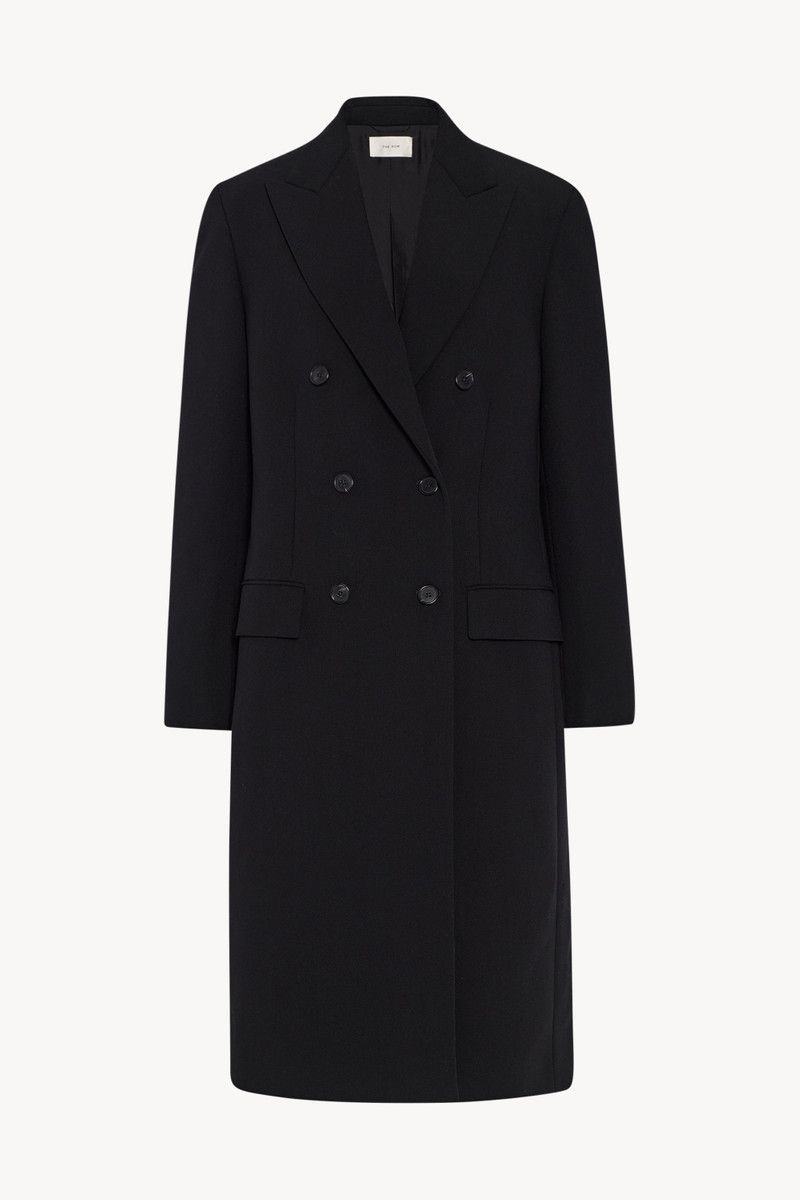 o1bcso1str1225 Manteau Double Double Ouvrable in Black