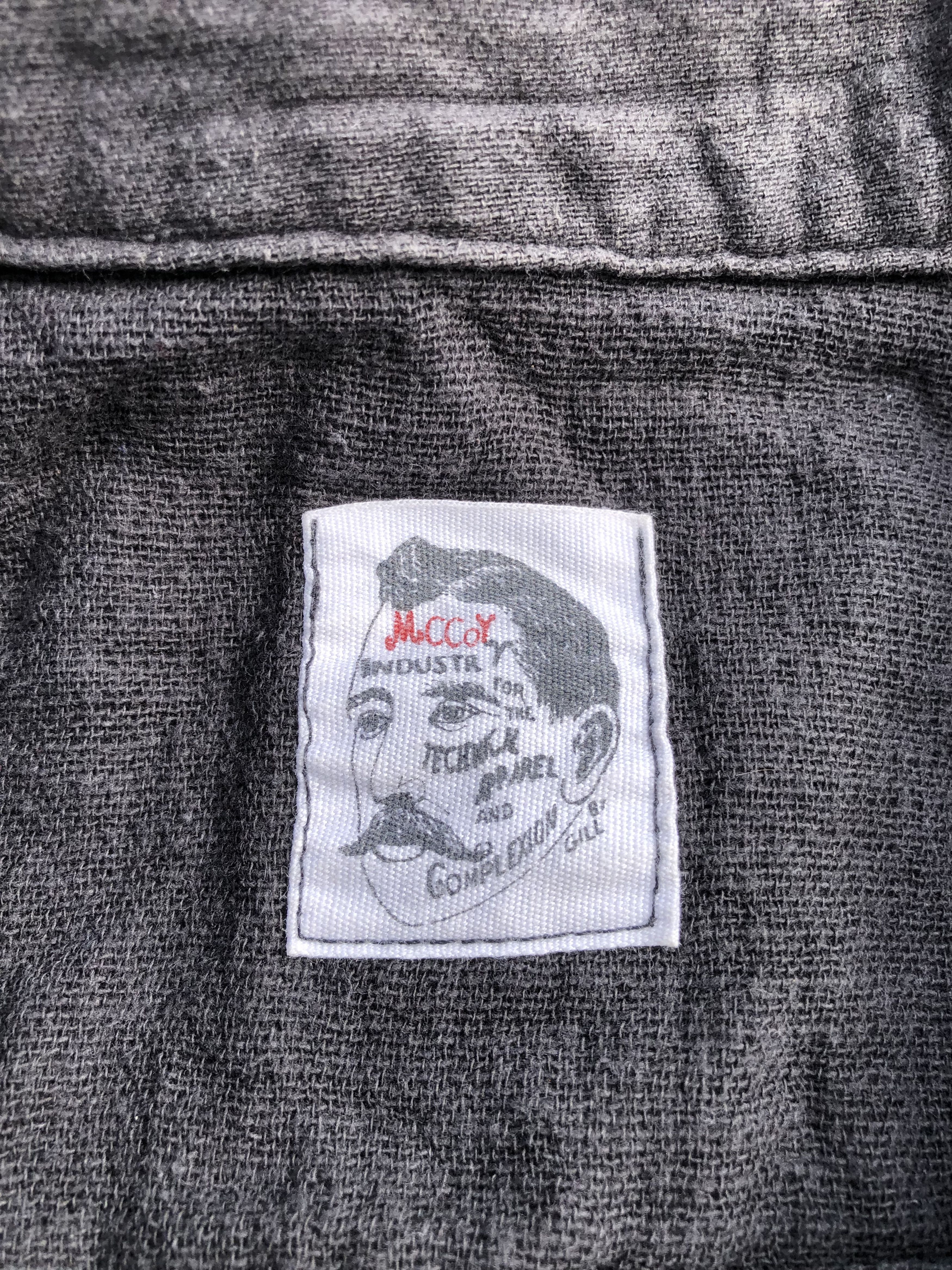 The Real McCoy's Vintage Sunfaded McCoy Industry By Gill Button Ups Jacket Size US XL / EU 56 / 4 - 7 Thumbnail