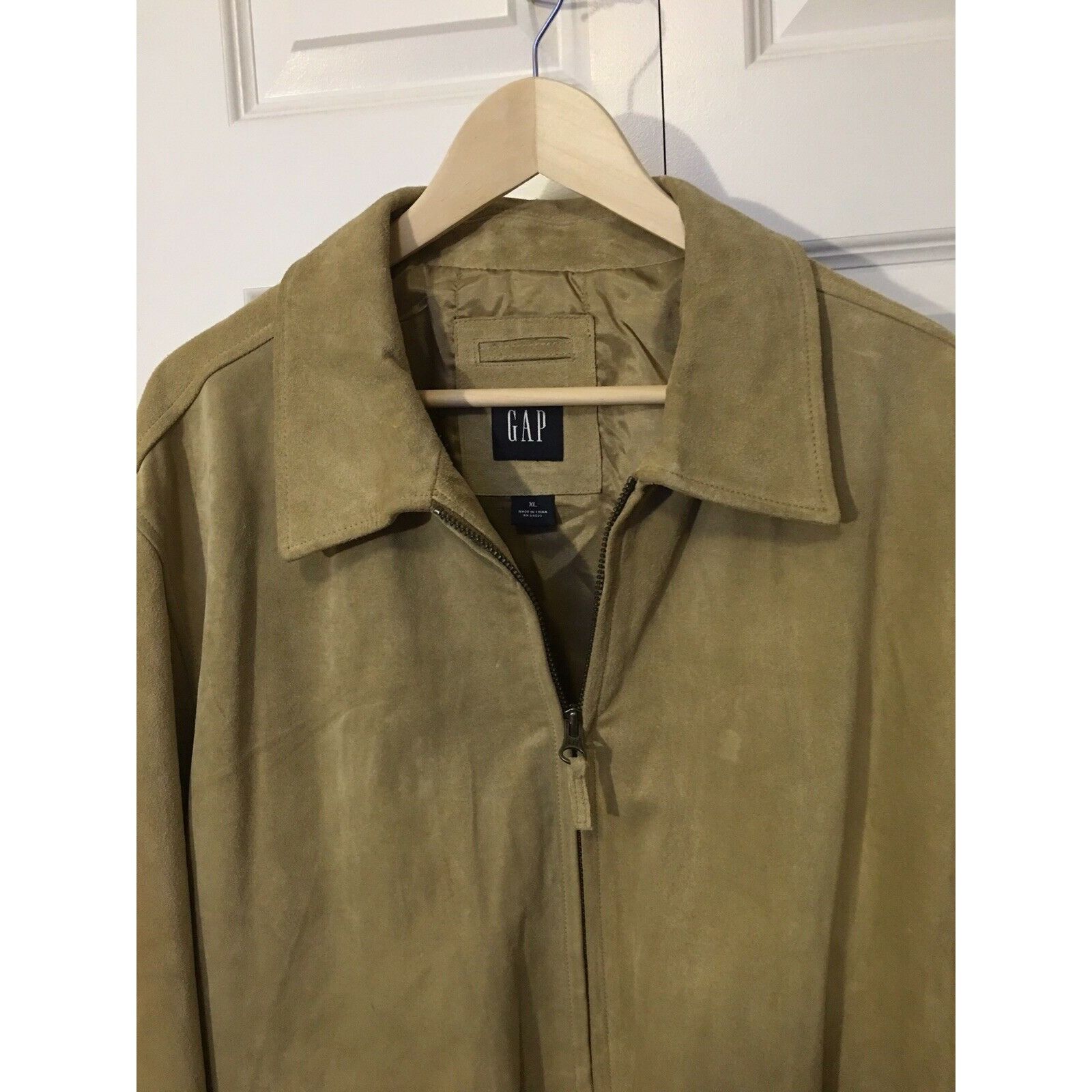 Gap Gap Men's Sz XL TAN 100% Genuine Leather Jacket Heavy Size US XL / EU 56 / 4 - 4 Thumbnail