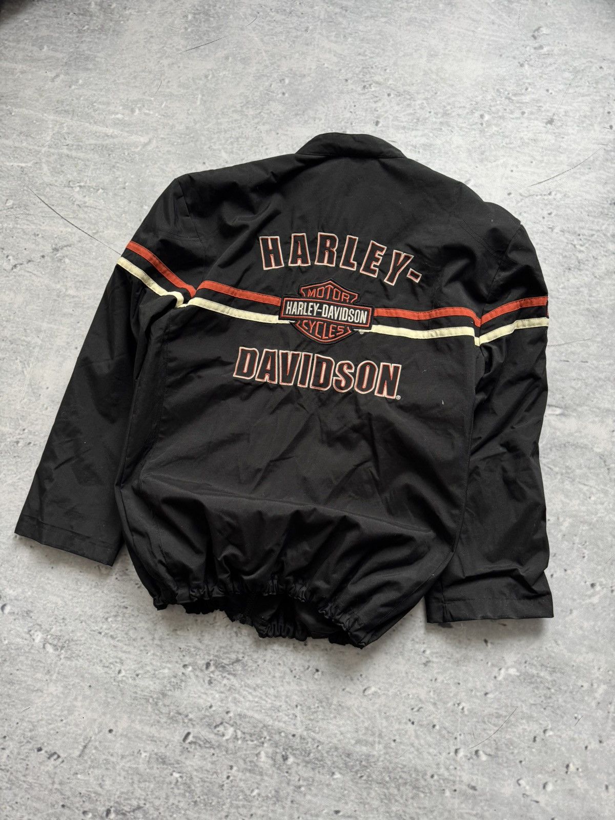 Harley Davidson × Vintage Harley Davidson vintage big logo jacket bomber Size US M / EU 48-50 / 2 - 2 Thumbnail