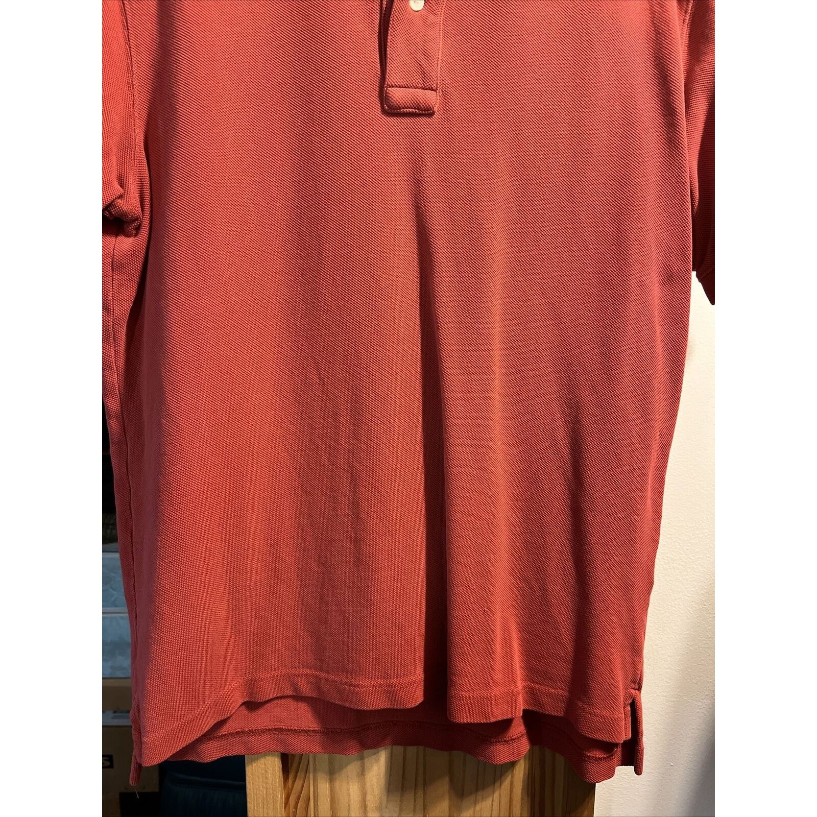 Eddie Bauer Eddie Bauer Mens M Red Button Short Sleeve Cotton Polo Shirt Size US M / EU 48-50 / 2 - 7 Thumbnail