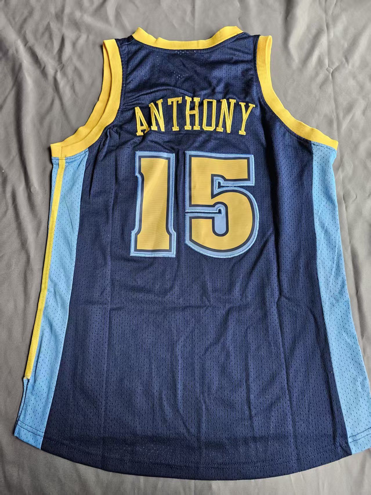 NBA #15 Carmelo Anthony Jersey Denver Nuggets 2006 07 Size US XXL / EU 58 / 5 - 1 Thumbnail