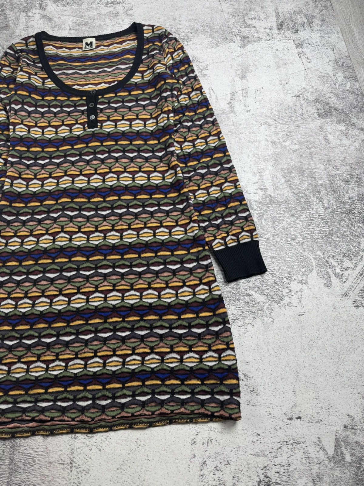 Missoni Missoni Knit 42 Size Wool Dress Tunic Black Longsleeve Size M / US 6-8 / IT 42-44 - 12 Thumbnail