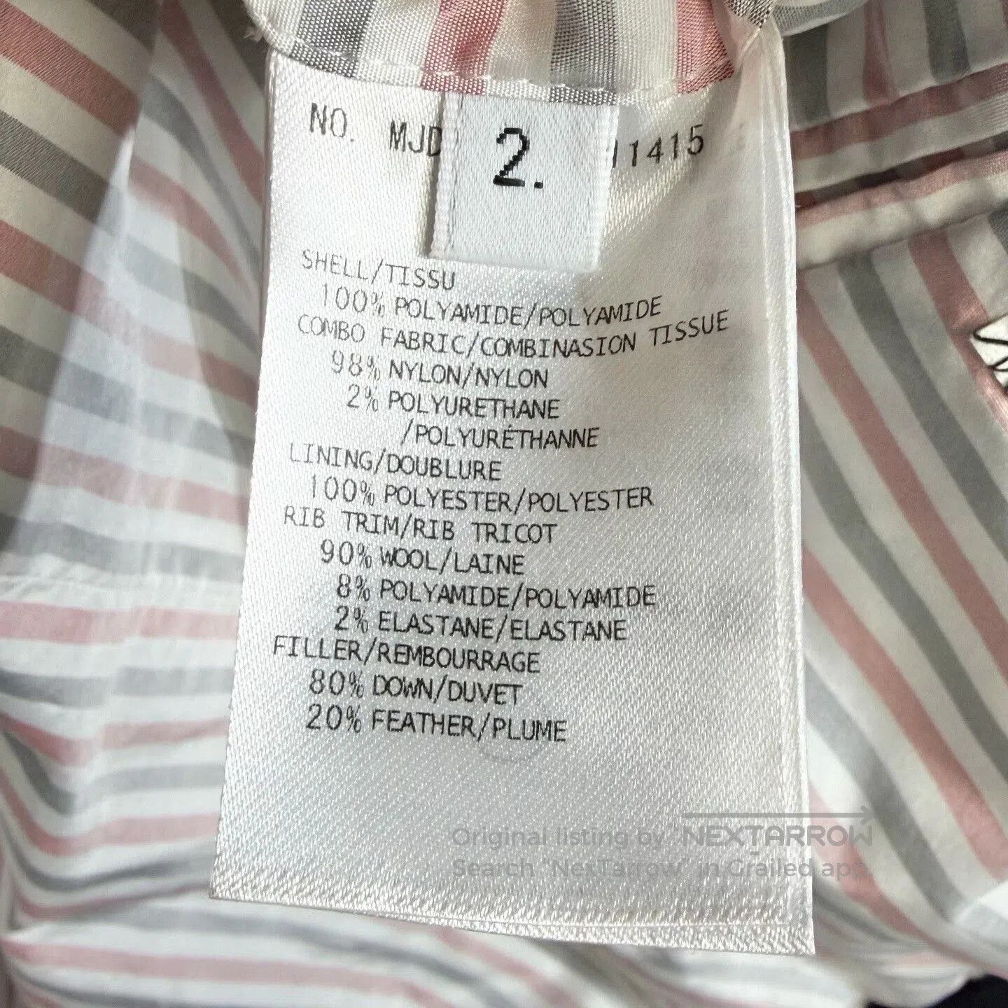 Thom Browne Thom Browne Dark Blue Down Jacket. Size US M / EU 48-50 / 2 - 4 Thumbnail