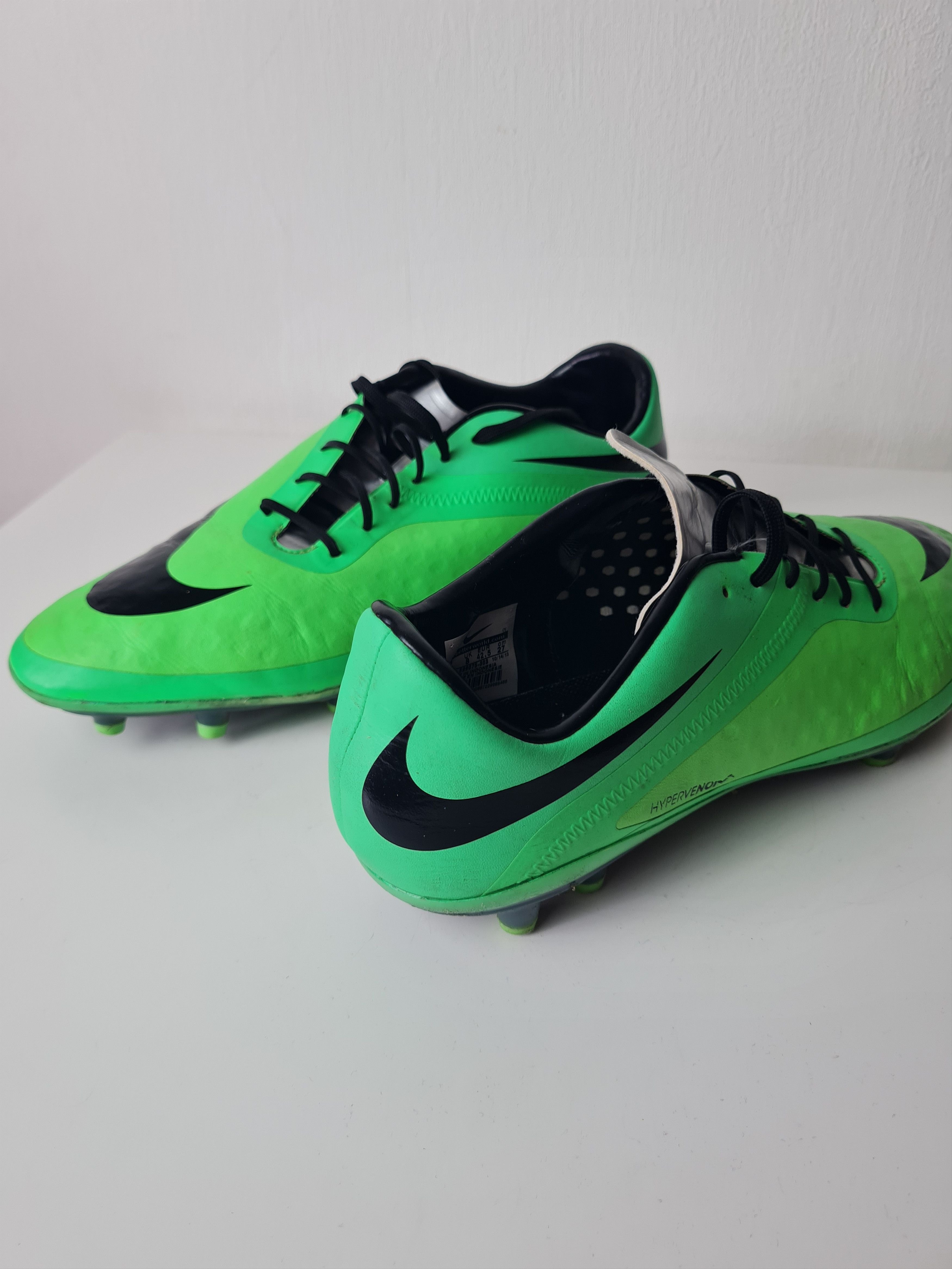 Nike Football Soccer Cleats Nike Hypervenom Phatal FG Green UK8 Size US 9 / EU 42 - 11 Thumbnail