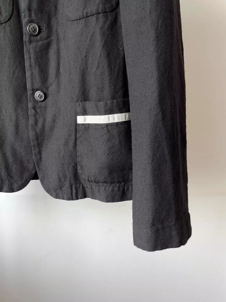 Comme des Garcons Comme Des Garcons Navy Neck Jacket Size S / US 4 / IT 40 - 4 Thumbnail