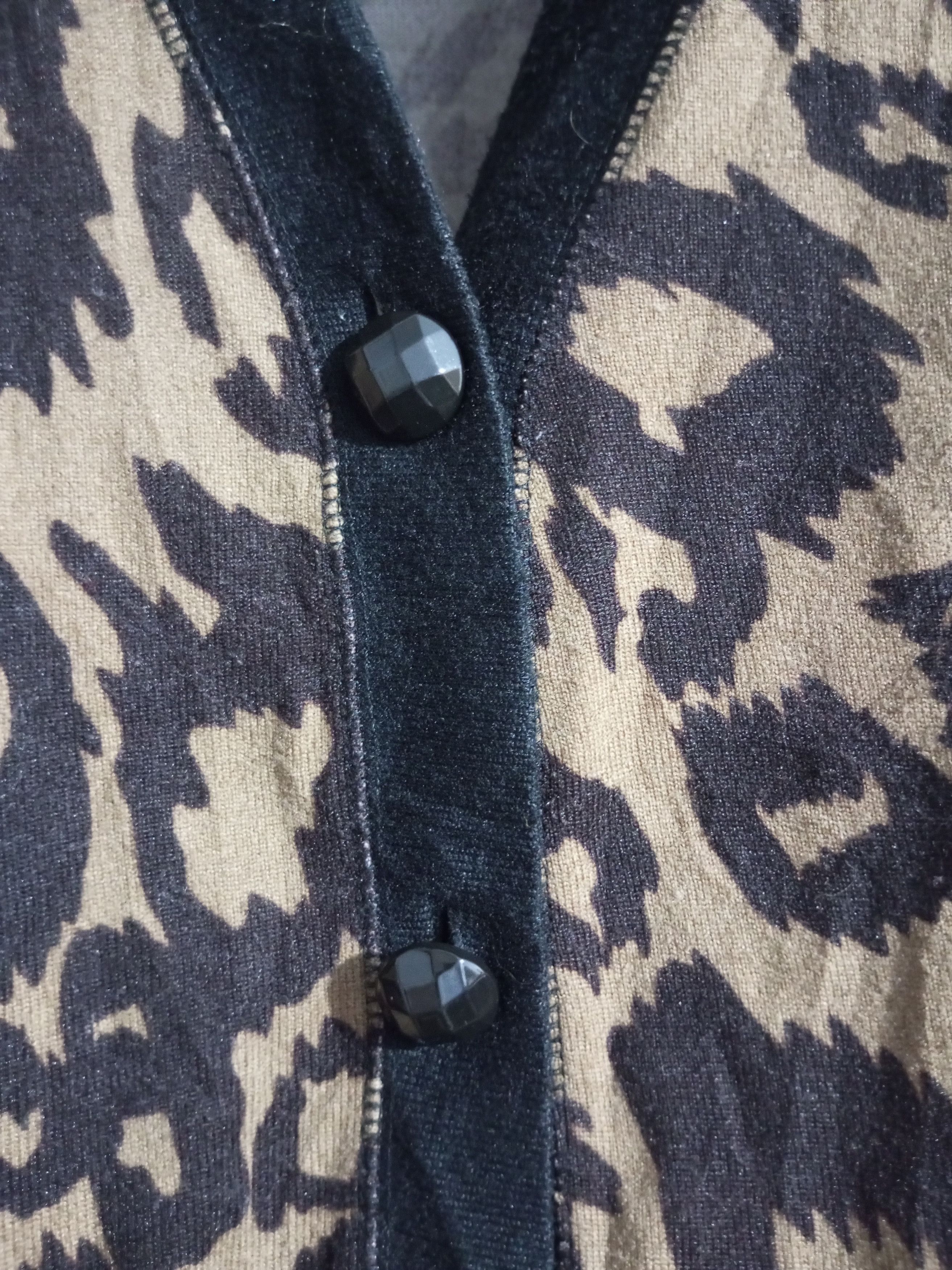 Dig Deep Vintage dig deep skulls leopard sweater Size US XXL / EU 58 / 5 - 11 Thumbnail