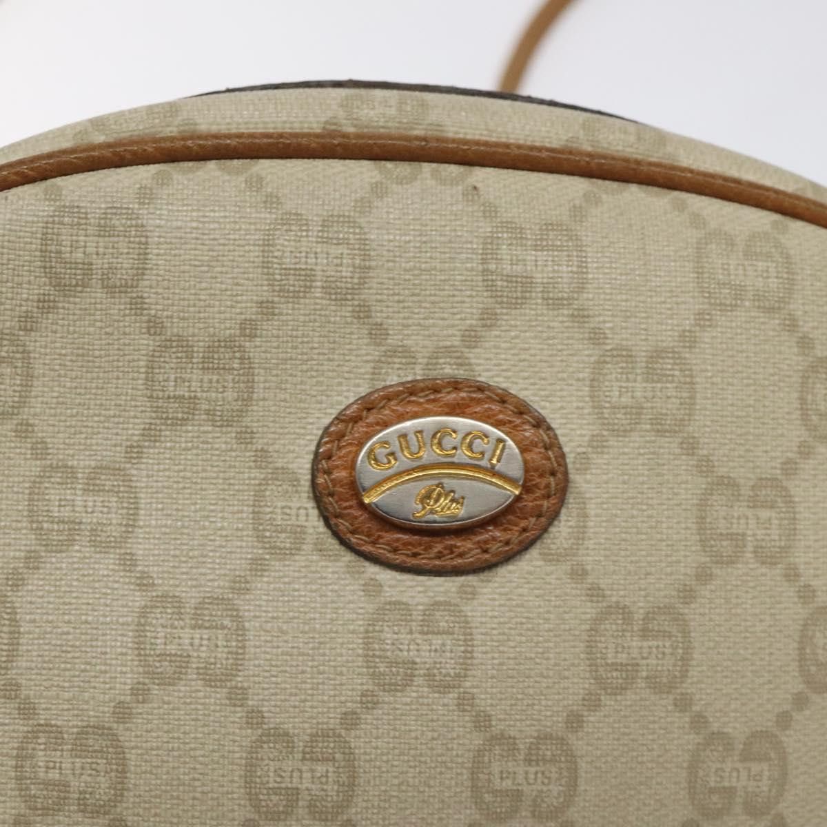 Gucci GUCCI GG Plus Supreme Shoulder Bag Pvc Ivory Gold Size ONE SIZE - 14 Thumbnail