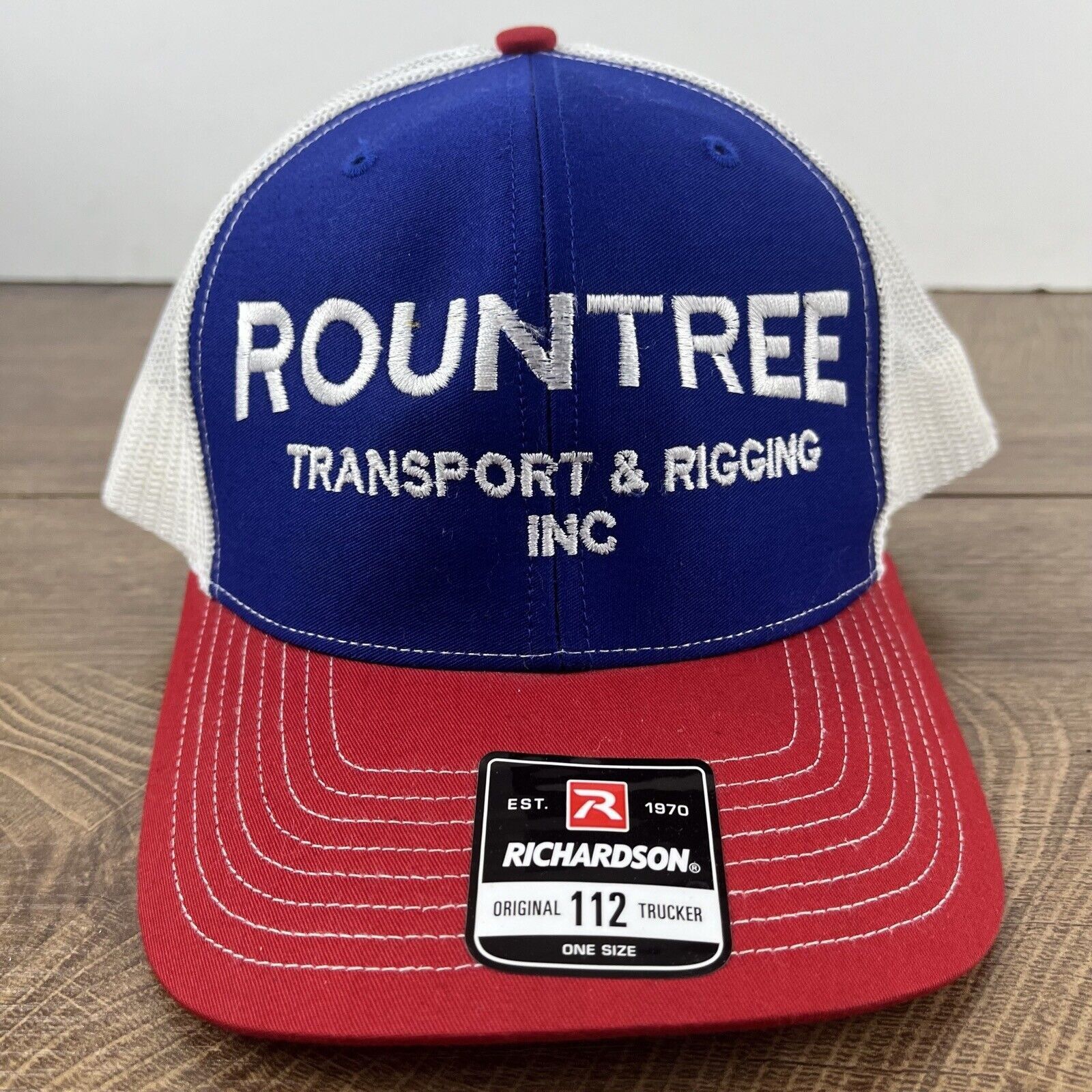 Other Rountree Transport Rigging Snapback Hat Blue Adjustable Hat Size ONE SIZE - 5 Thumbnail