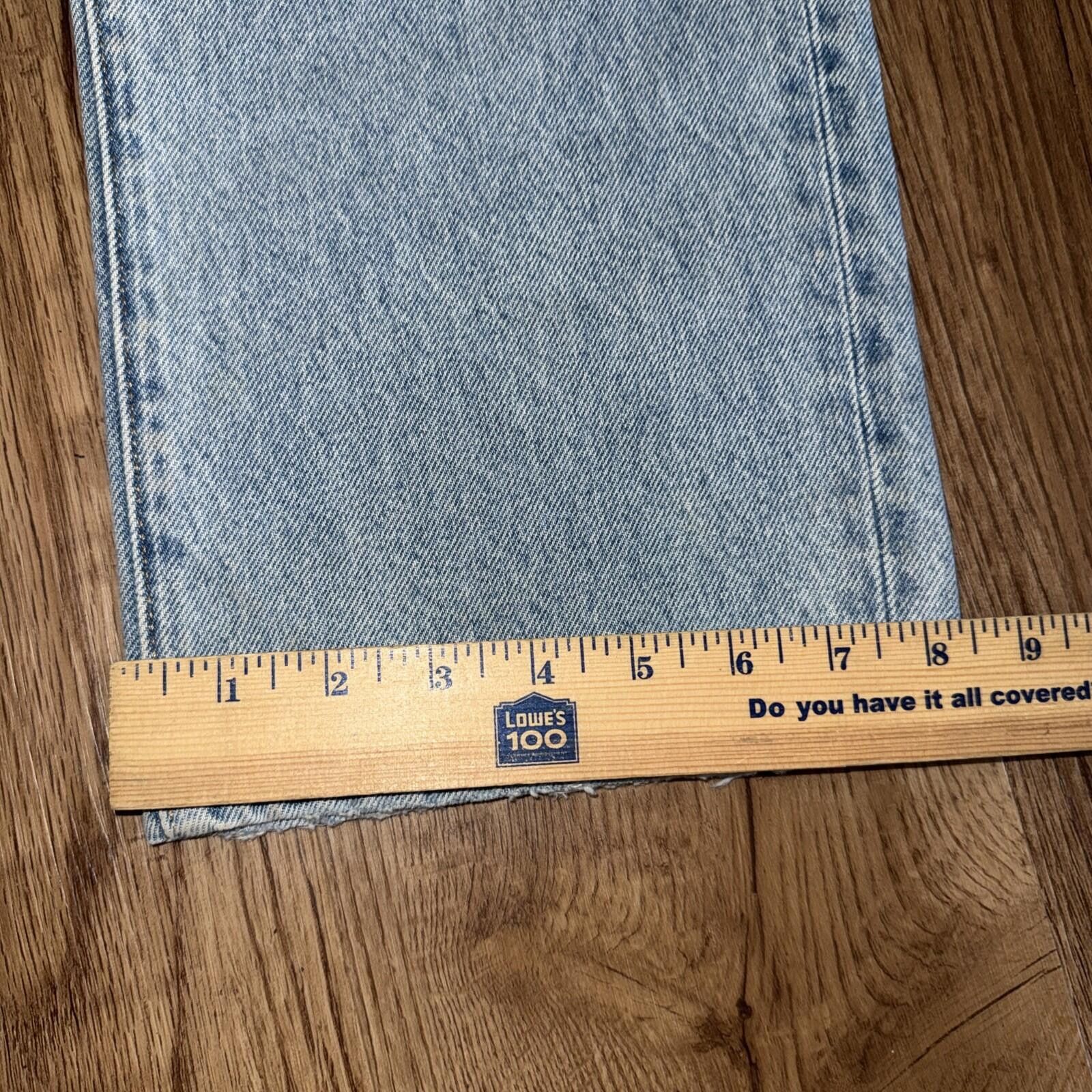 Abercrombie & Fitch Abercrombie & Fitch Authentic Rigid Denim Loose Light Wash Size US 34 / EU 50 - 6 Thumbnail
