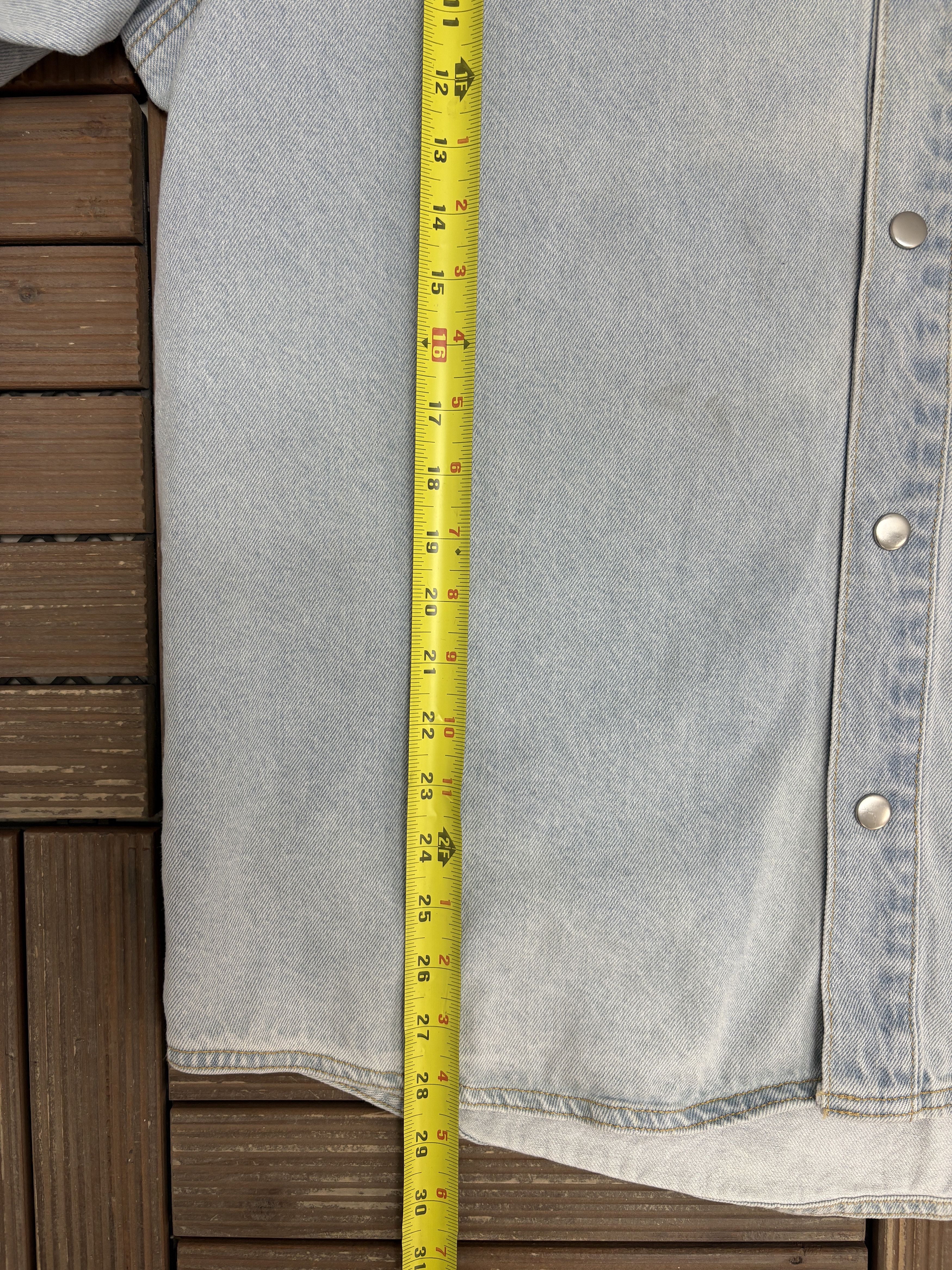 Other URBN IDNTY Blue Thin Denim Jacket Size US M / EU 48-50 / 2 - 8 Thumbnail